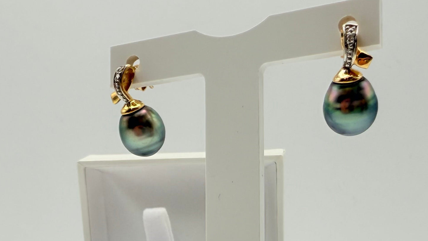Boucles d'oreilles en or jaune 18K - 5.53 Grs