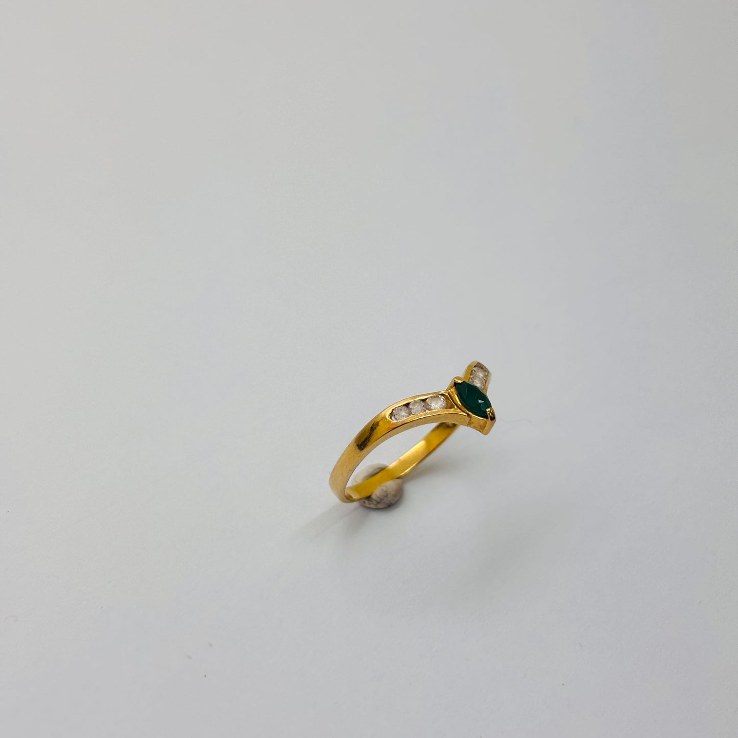 Bague en or jaune 18K Taille-56