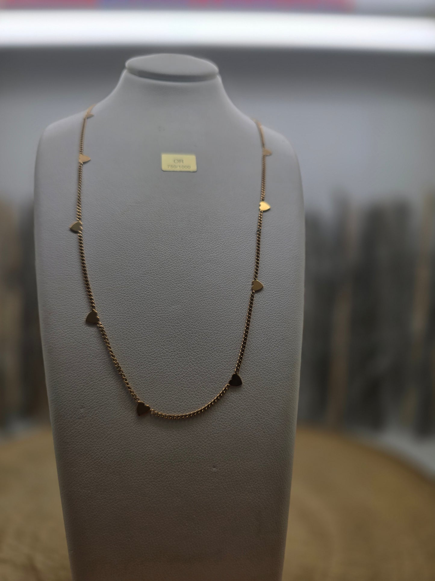 Collier Princesse en Or Jaune 18K 3.19 Grs