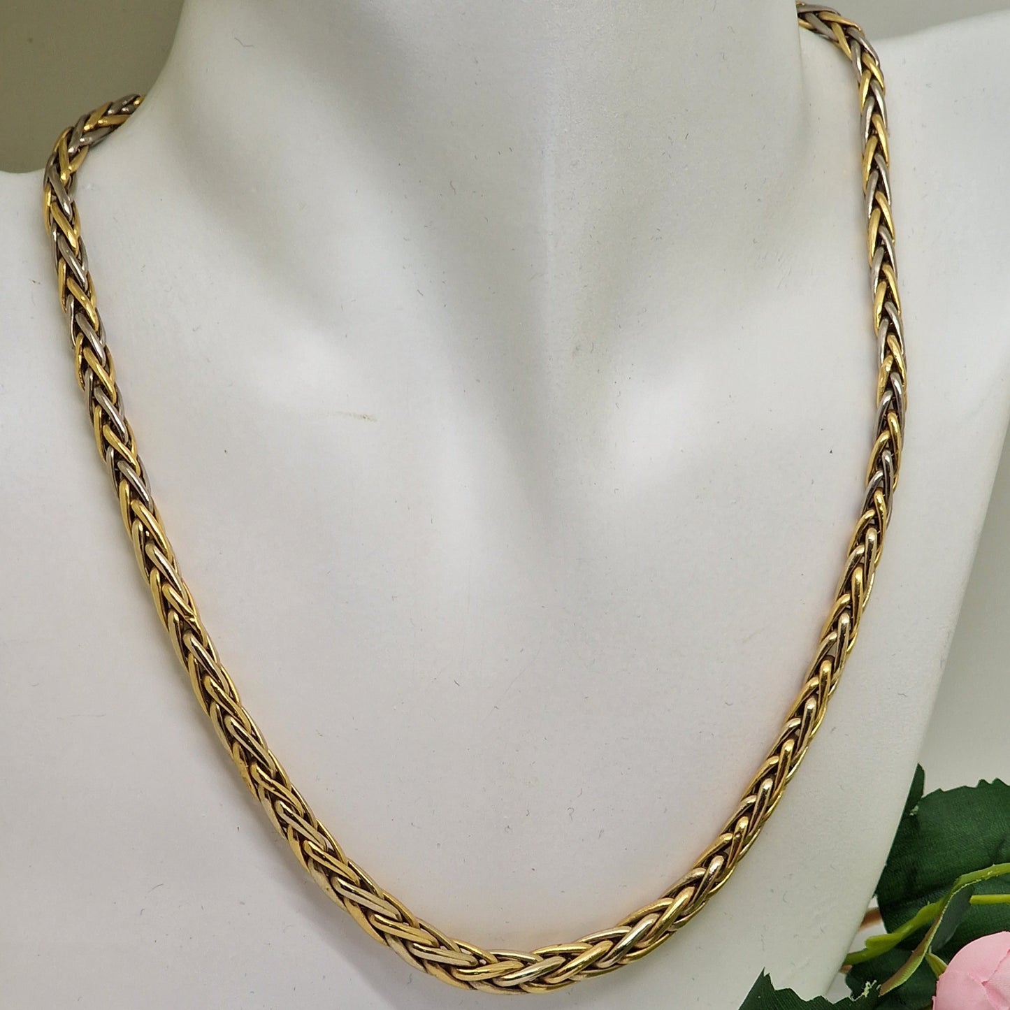 Collier Maille Palmier 2 Ors 18 K - 19,07 Grs
