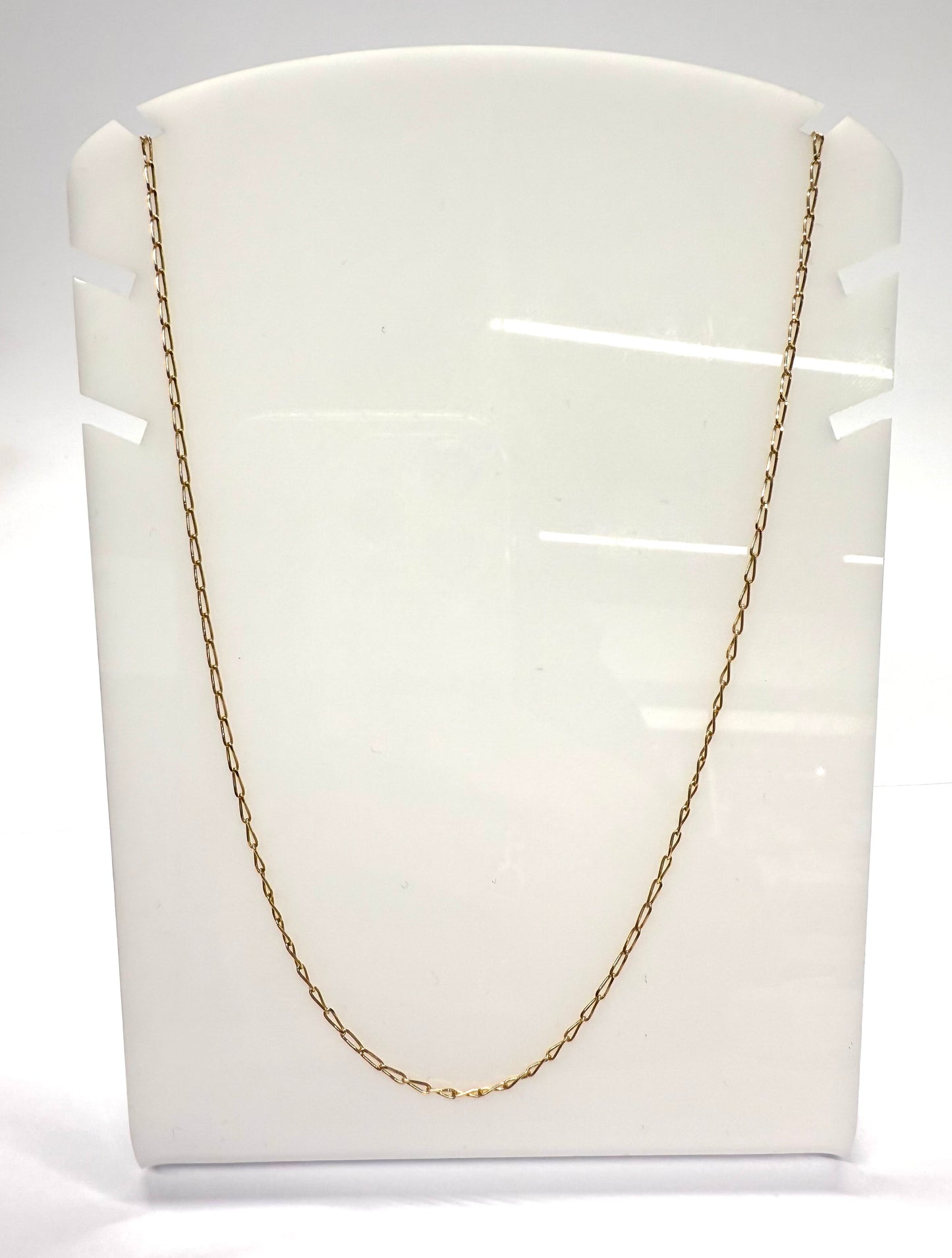 Collier maille cheval Or jaune 18k Lg60cm