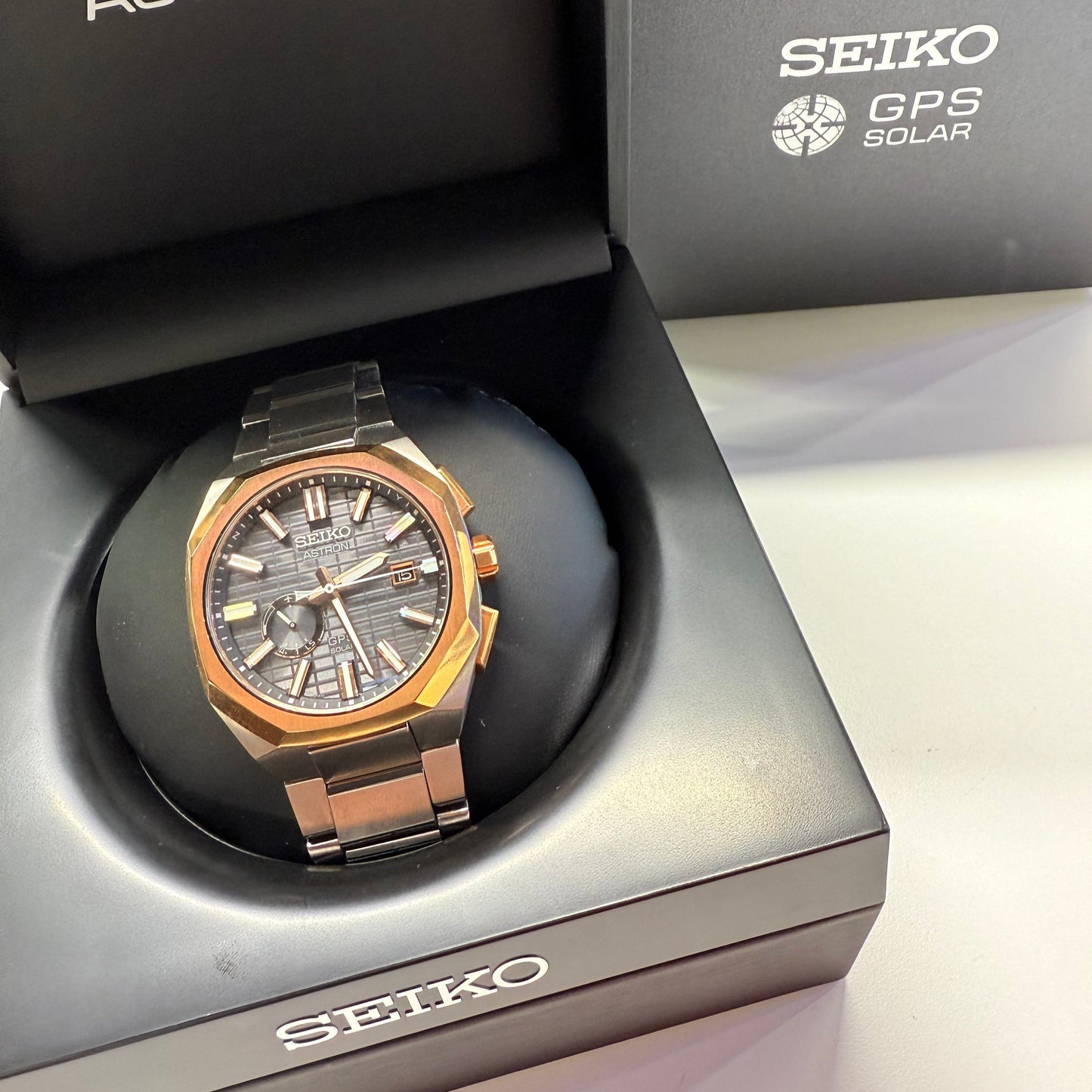 Montre Seiko Astron Solar GPS 2023 Classique Saphir Acier