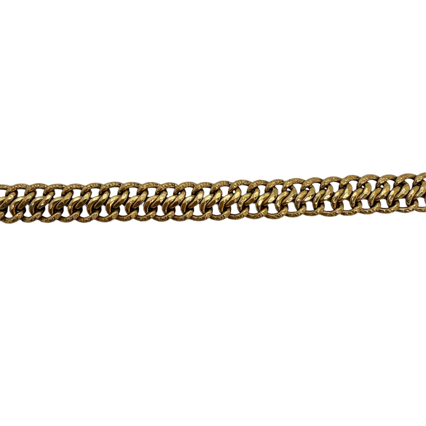 Bracelet Maille Américaine en Or Jaune 18K 12.20 Grs