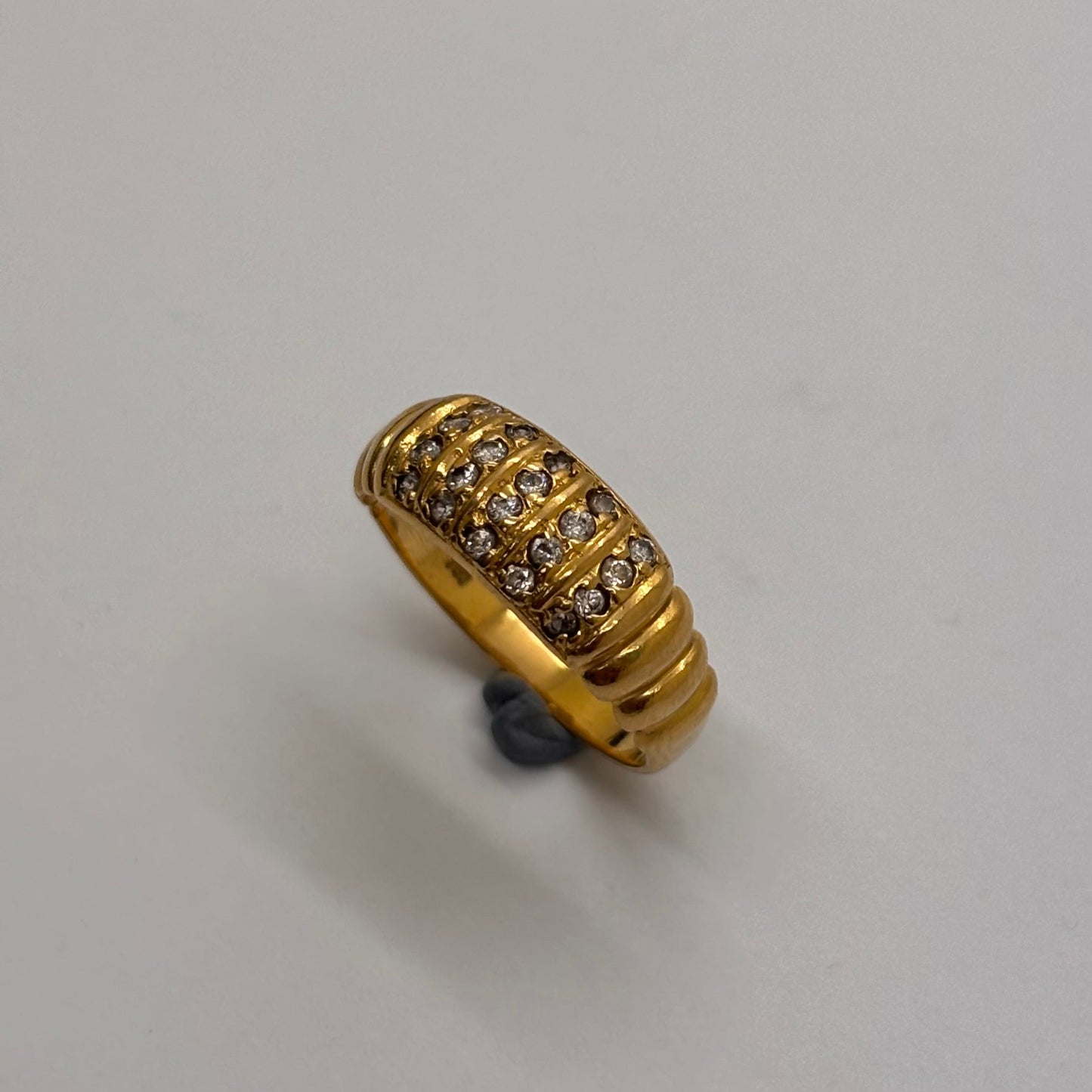 Bague en Or Jaune 18K Taille-56