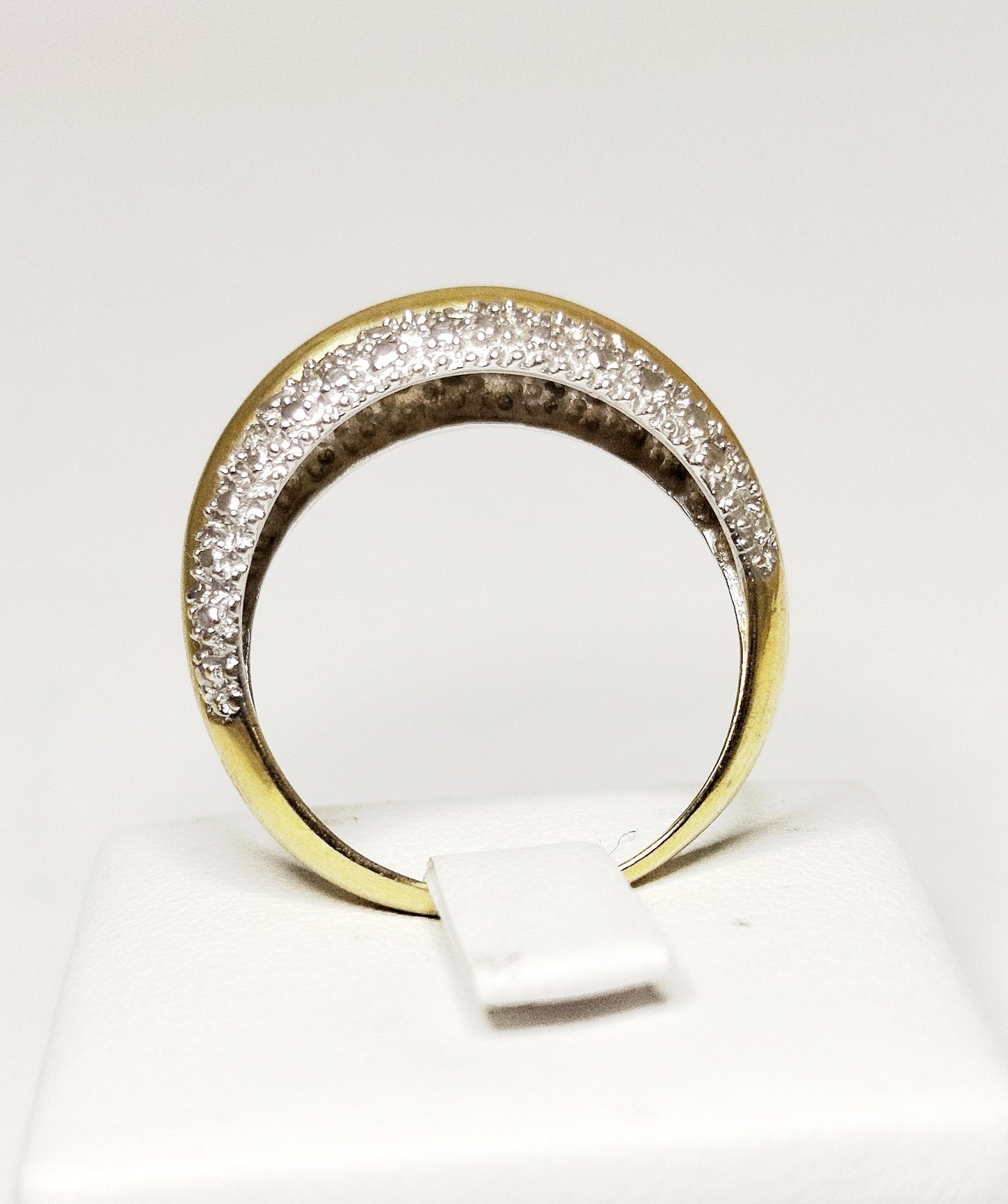 Bague Jonc en Or Jaune 18K Taille-56