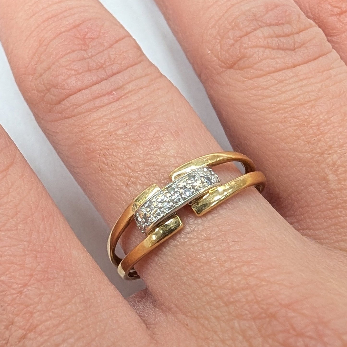 Baguette en Or 18K Taille-55