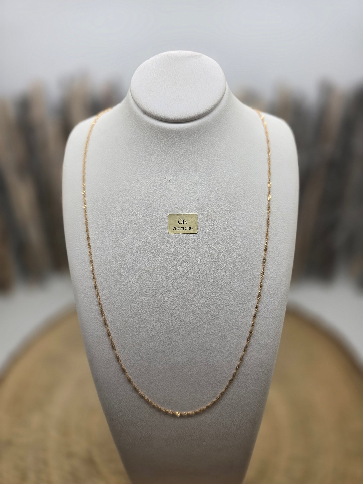 Collier Matinée en Or Jaune 18K 1 Grs