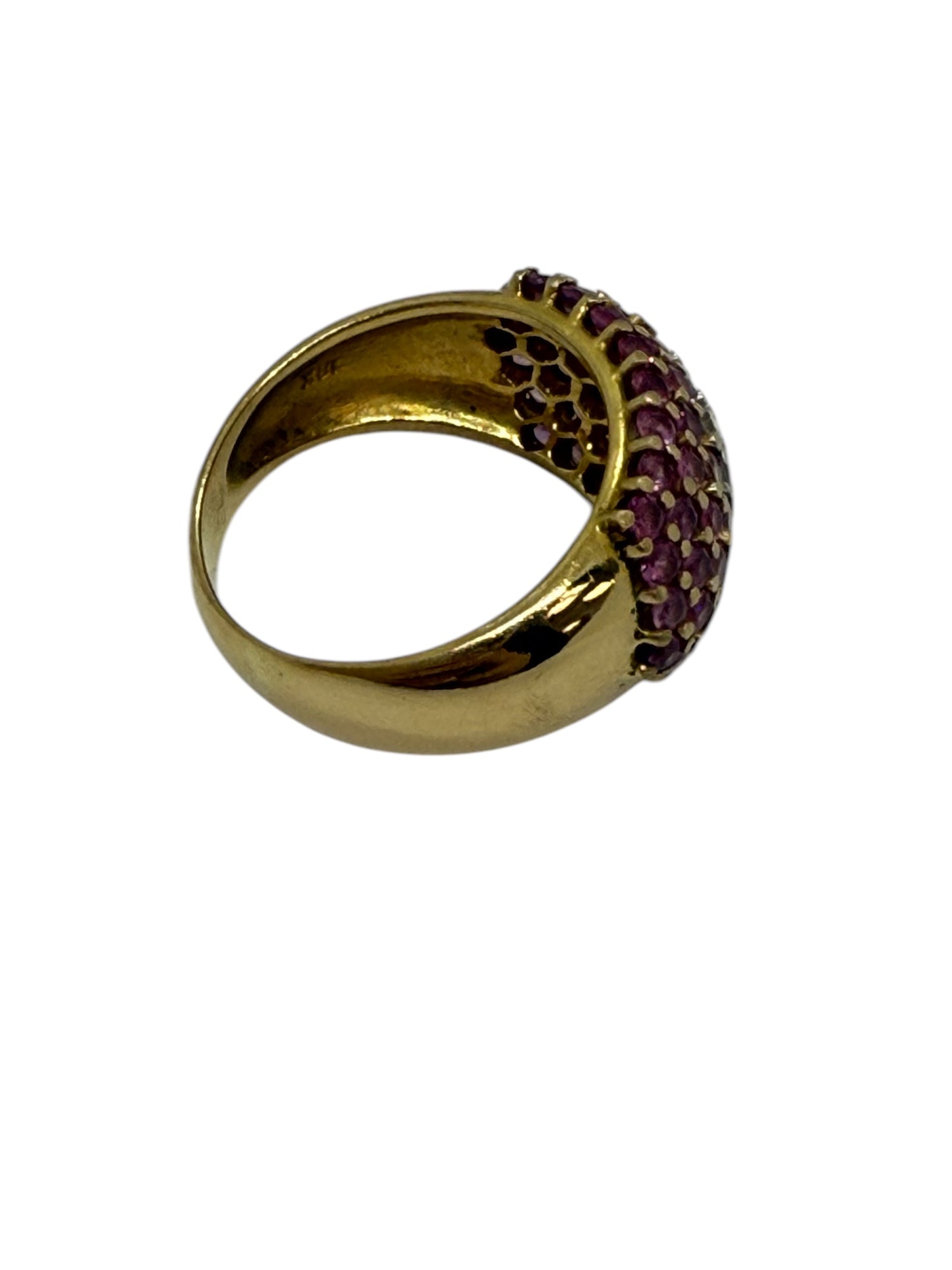 Bague en Or Jaune avec Oxyde de Zirconium