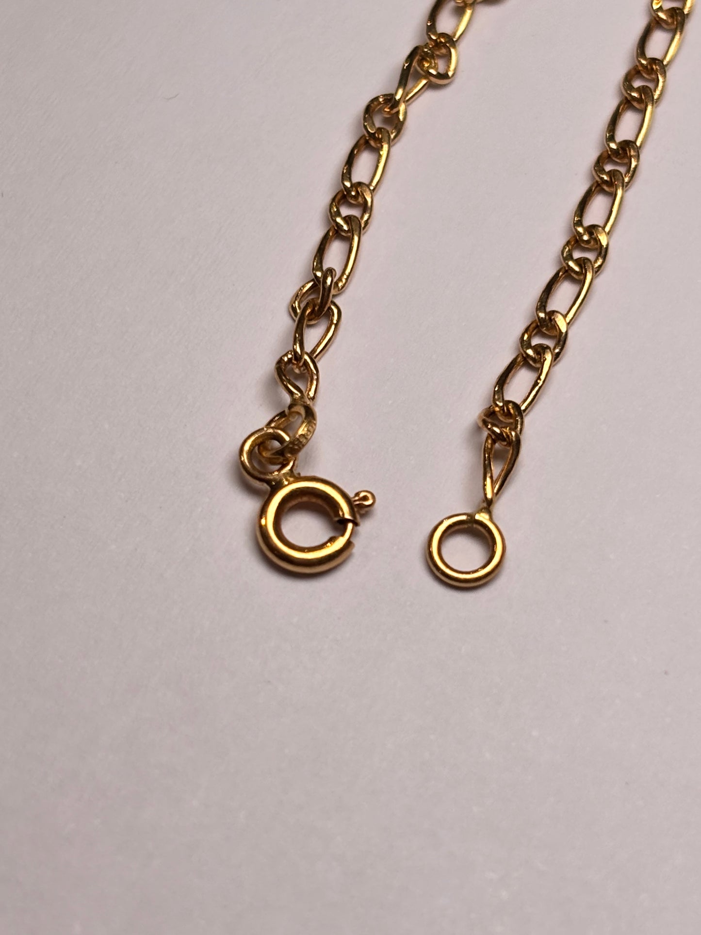 Collier Sautoir en Or Jaune 18 Carats Figaro 50cm