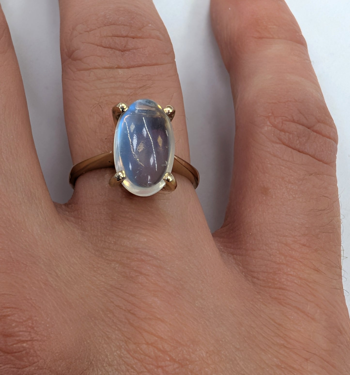Bague en or jaune 18K Taille-49