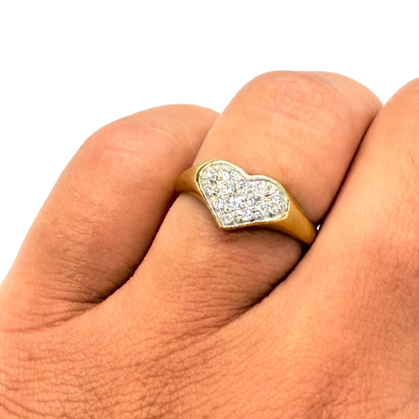 Bague Or Jaune 18k Taille-54