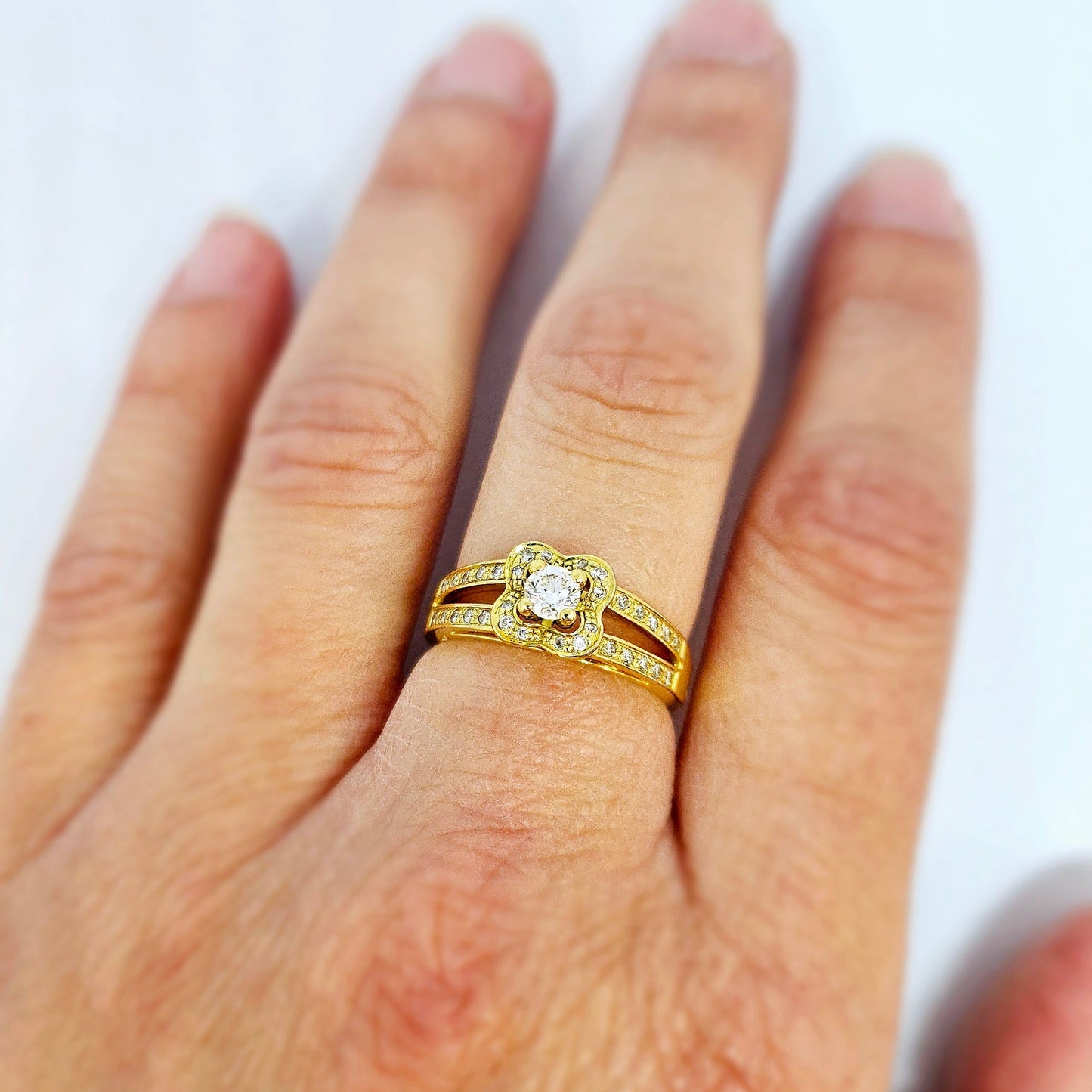 Bague Mauboussin Chance of Love n°2 en Or jaune et diamants