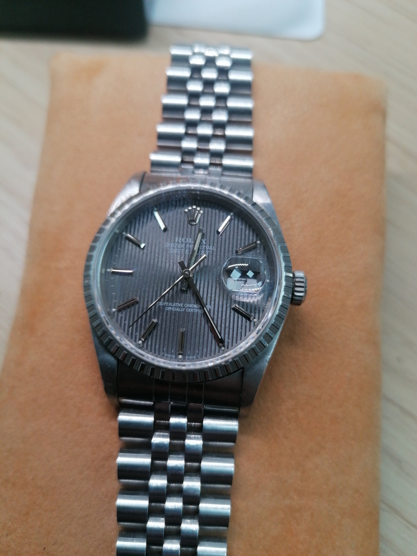 Montre ROLEX Datejust Classique Acier Automatique 1995 Très Bon Etat