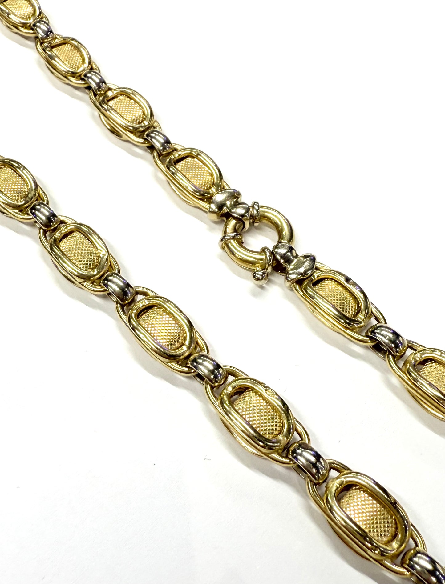 Collier Ras du Cou en 2 Ors 18K