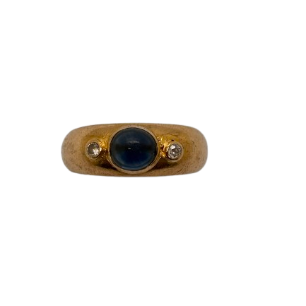 Chevalière en Or Jaune 18K Taille-51.5