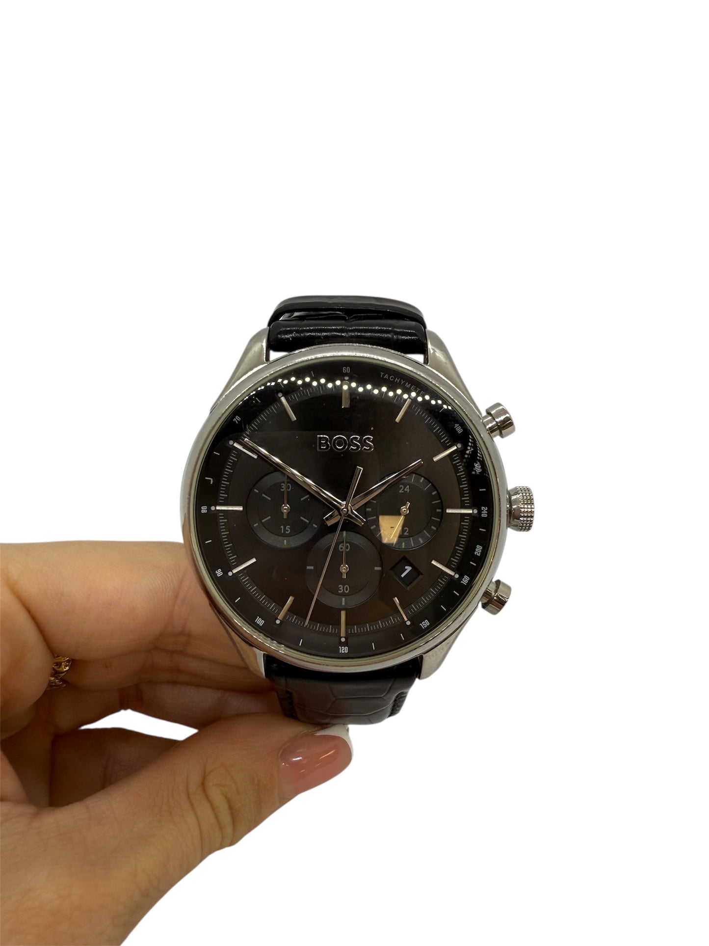 Hugo Boss Montre Homme Classique Quartz Cuir Très Bon Etat