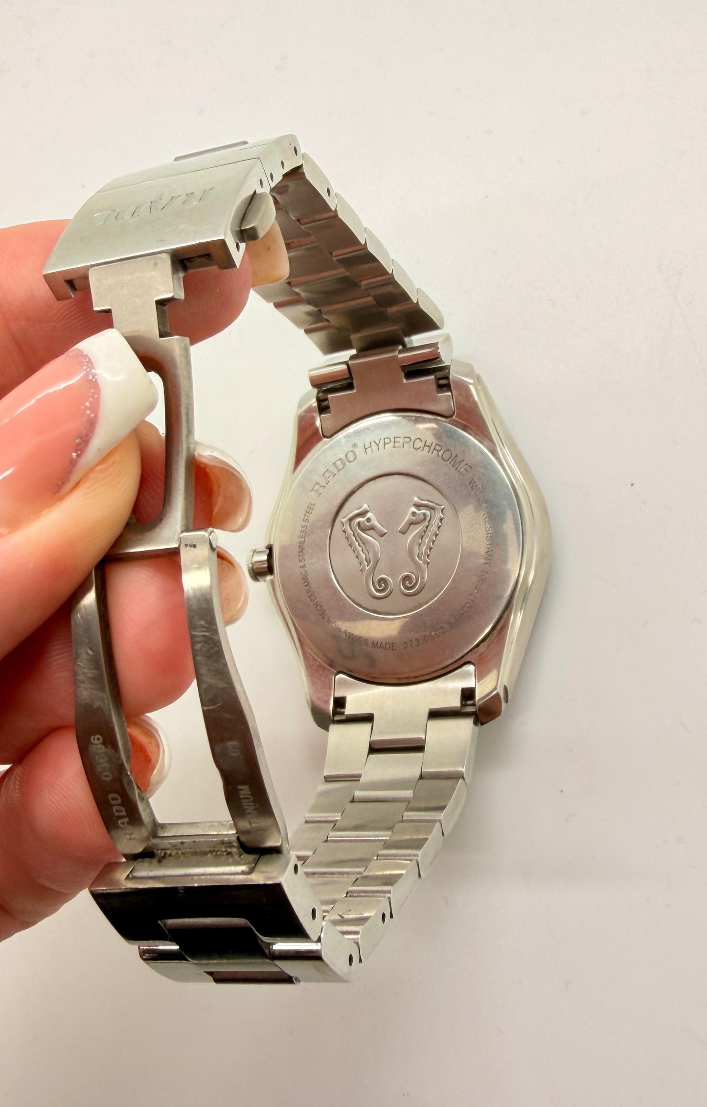 Montre Rado HyperChrome Quartz Acier Bleu 45mm