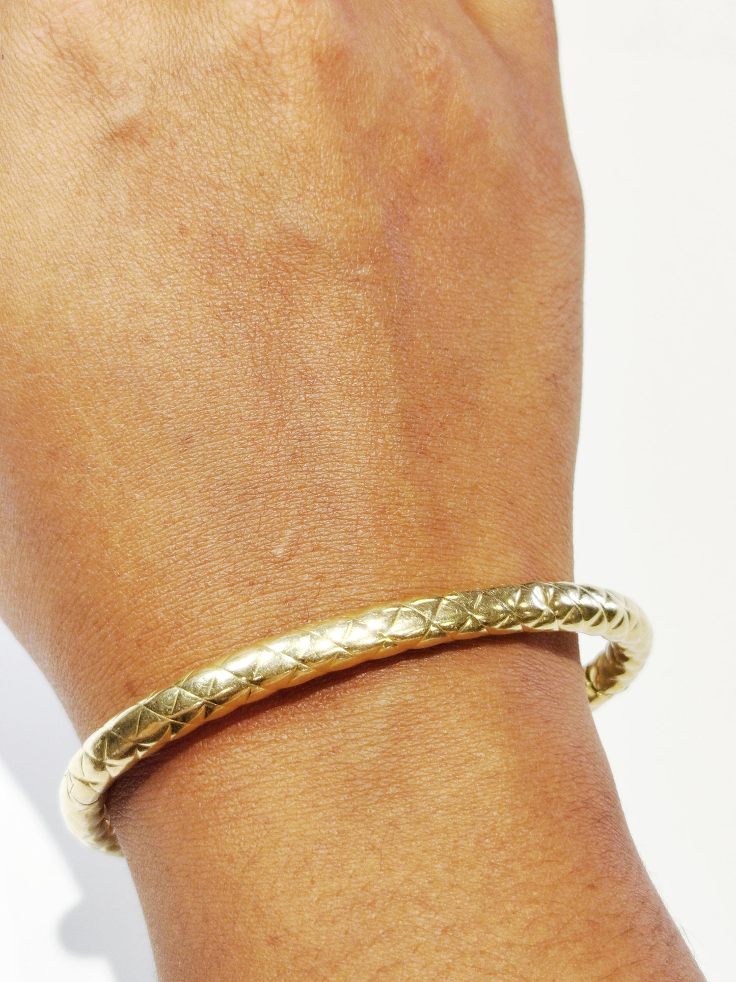 Bracelet Jonc en Or Jaune 18K 12.66 Grs
