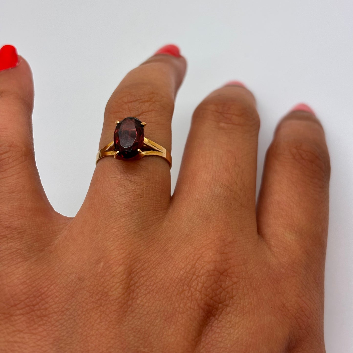 Bague en Or Jaune 18K Taille-53.5