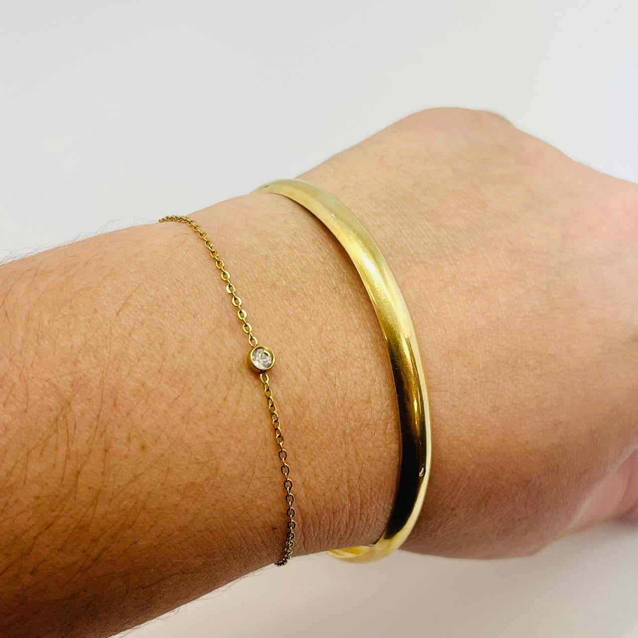Bracelet Jonc en Or Jaune 18K 13.20 Grs