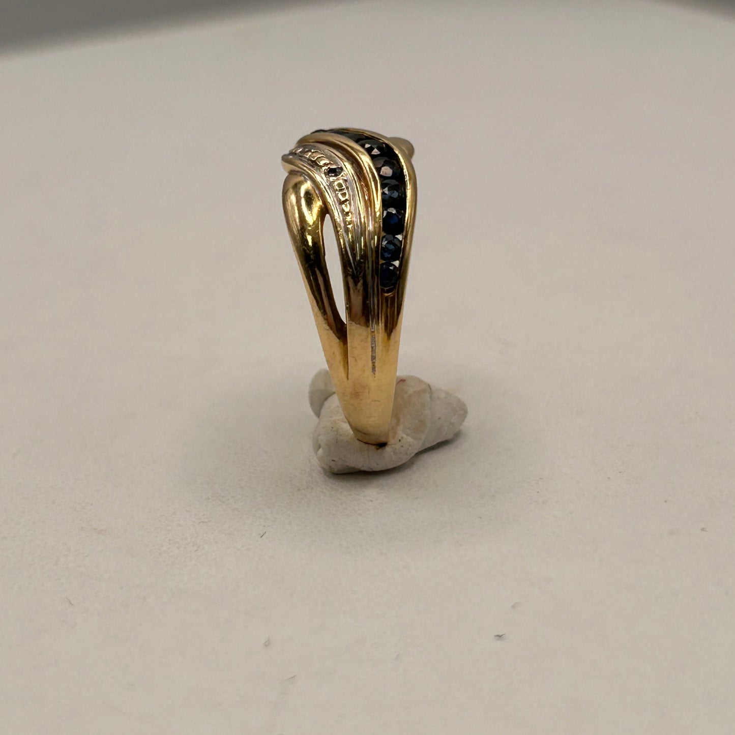 Bague en or jaune 18K Taille-55