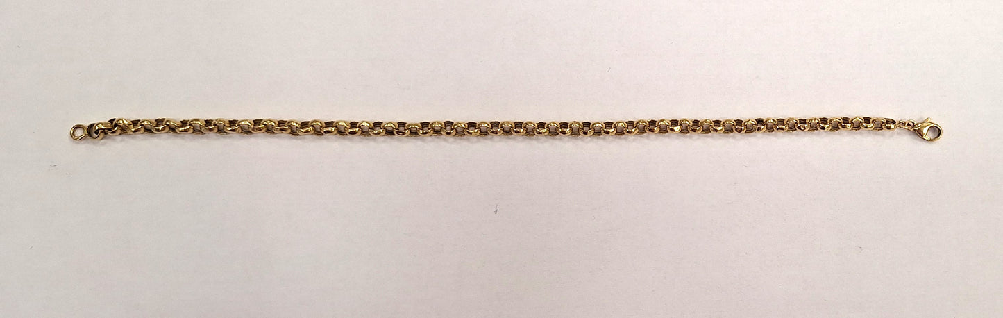Bracelet Maille Jaseron Or Jaune 18 carats 3.92 Grs