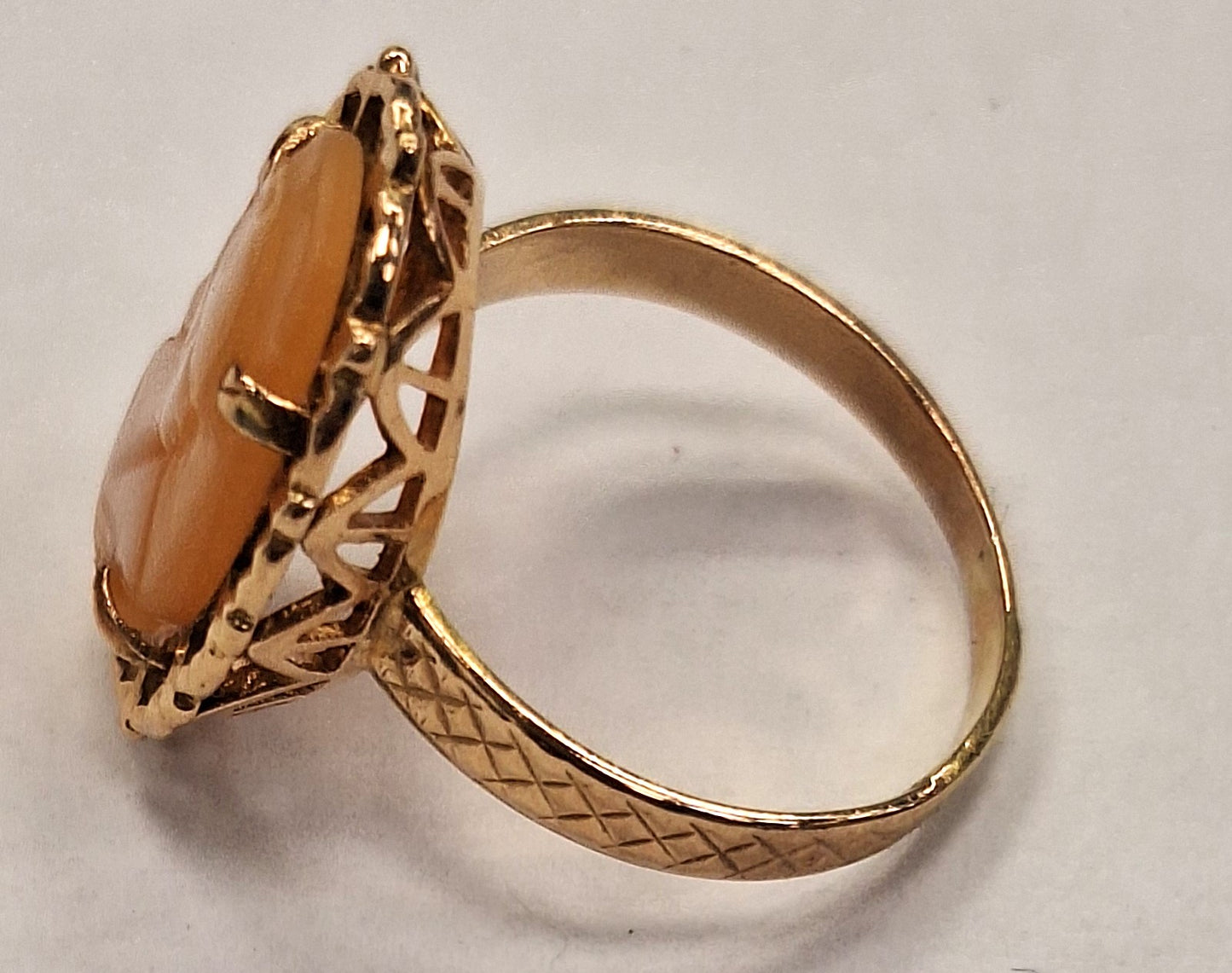 Bague Camée Or Jaune 18K Taille 50