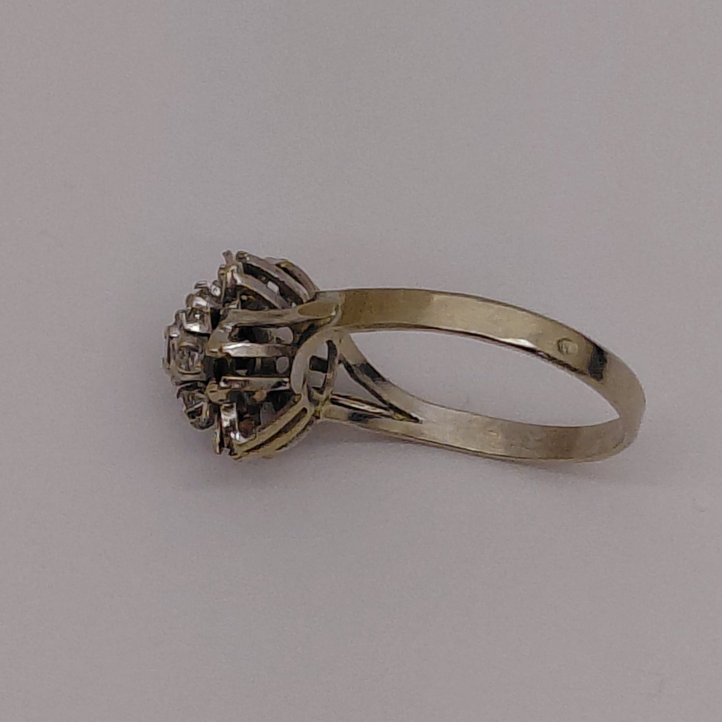 Bague Chou en Or Blanc 18K Taille-56