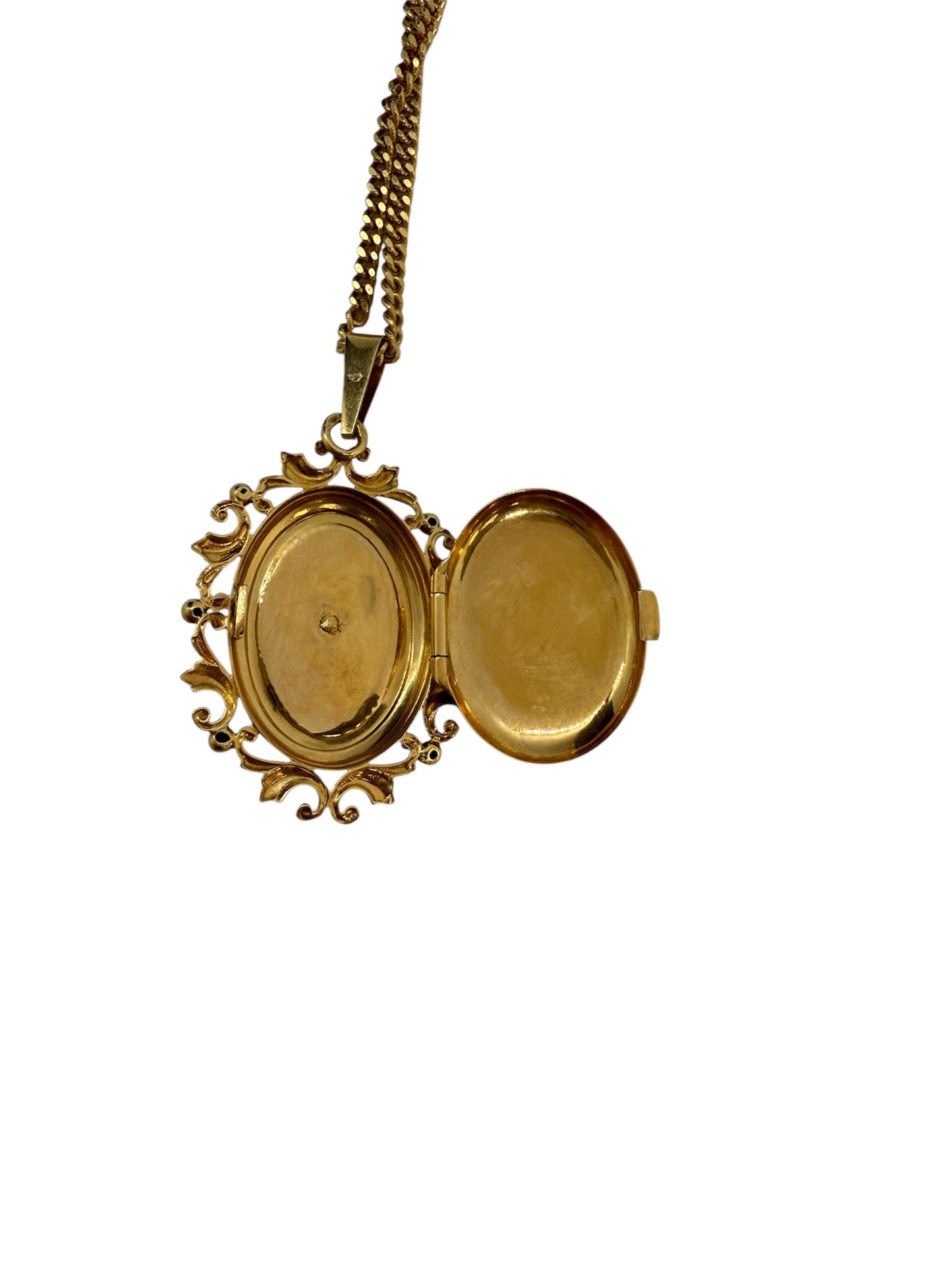 Medaillon en Or Jaune 18K 5.28 Grs