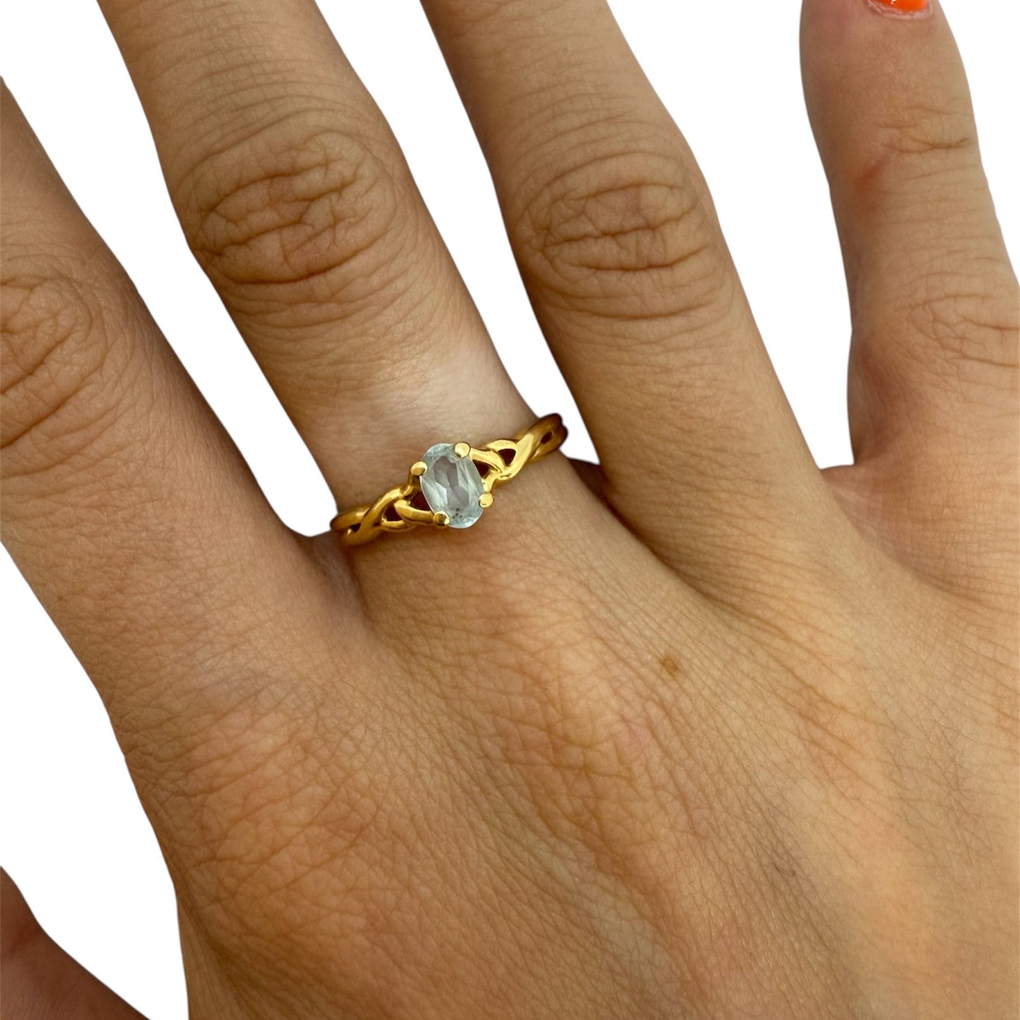 Bague Alliance Or Jaune 18K Taille-55