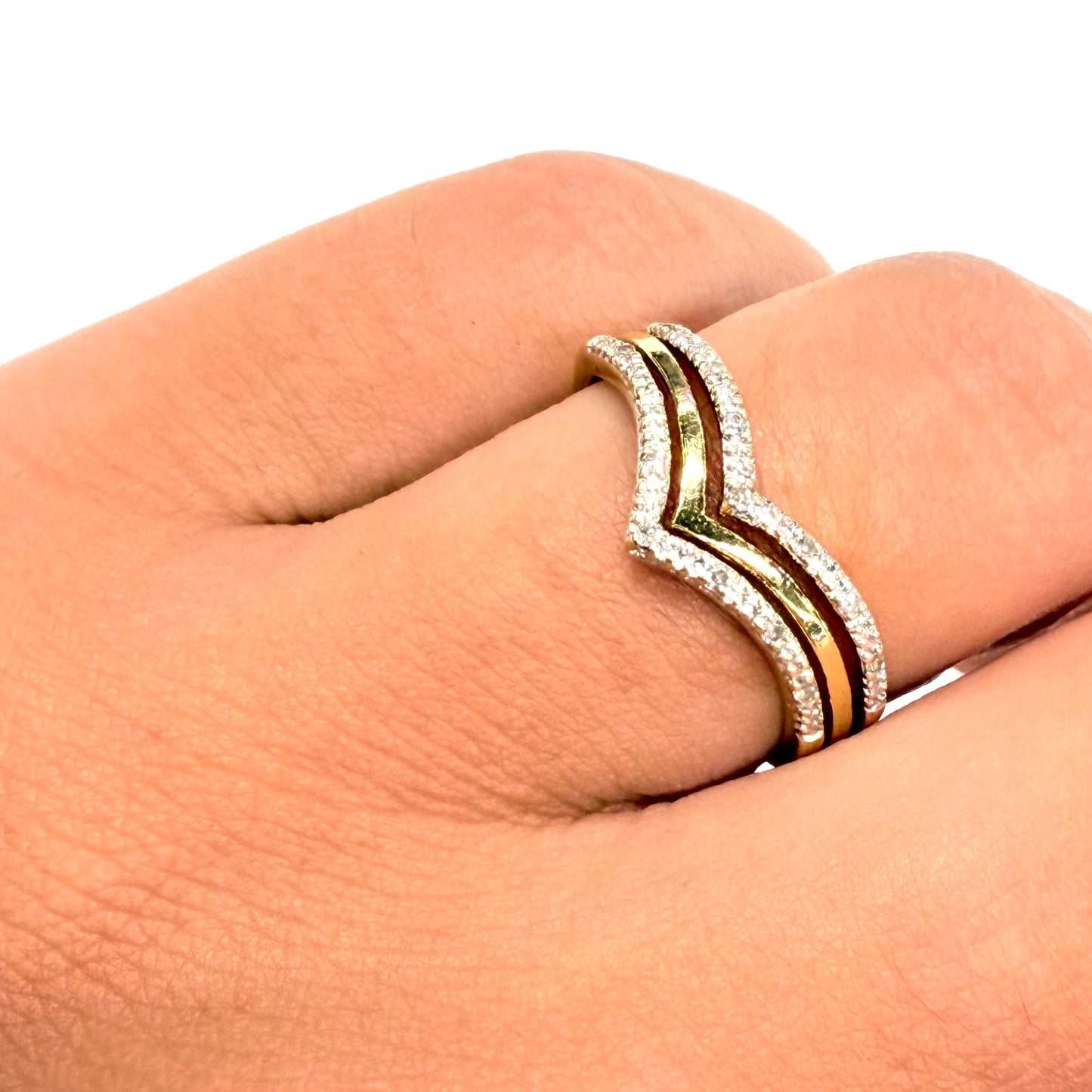 Bague Or Jaune 18K Taille-54