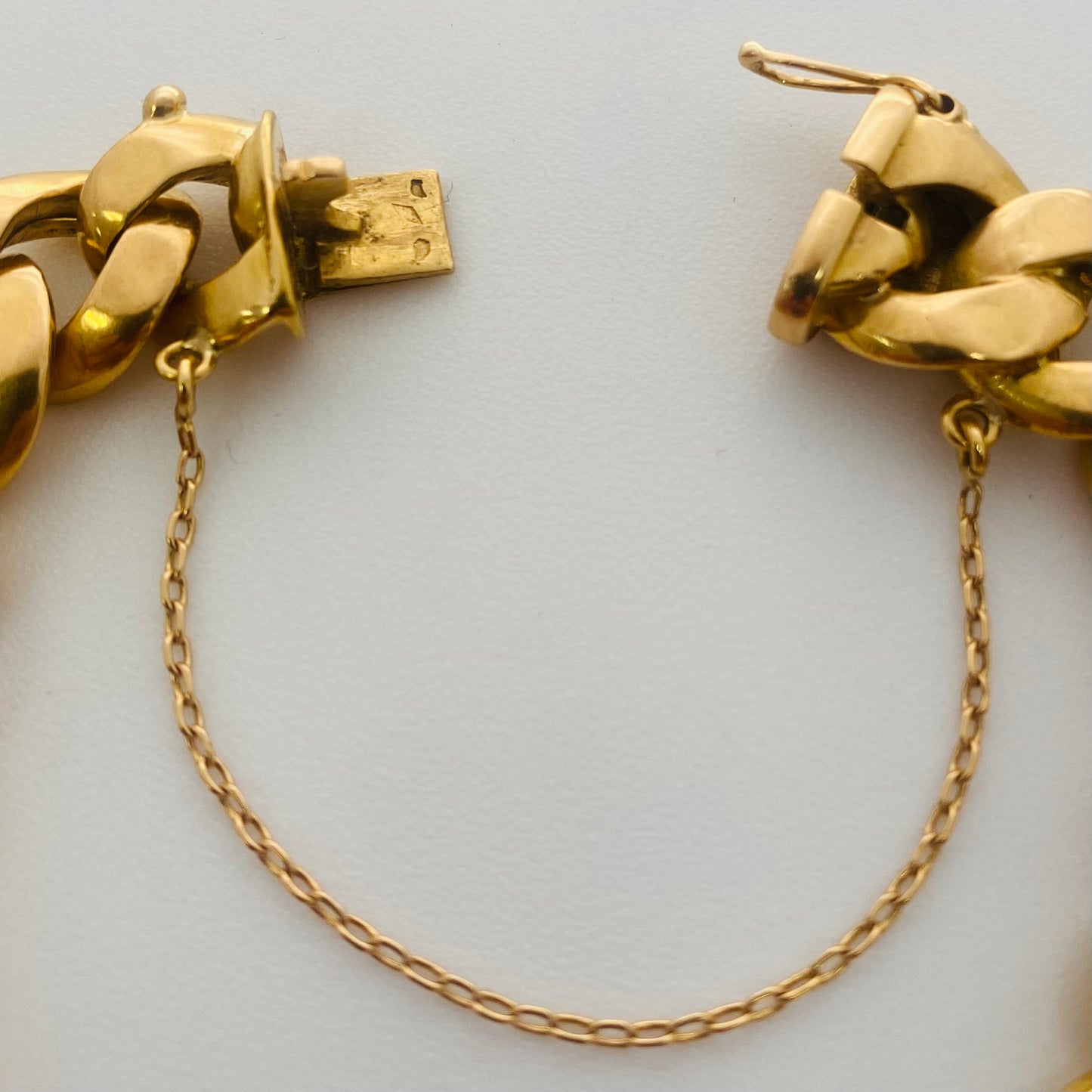 Bracelet Maillon Gourmette Or Jaune 18K 22,19 Grs