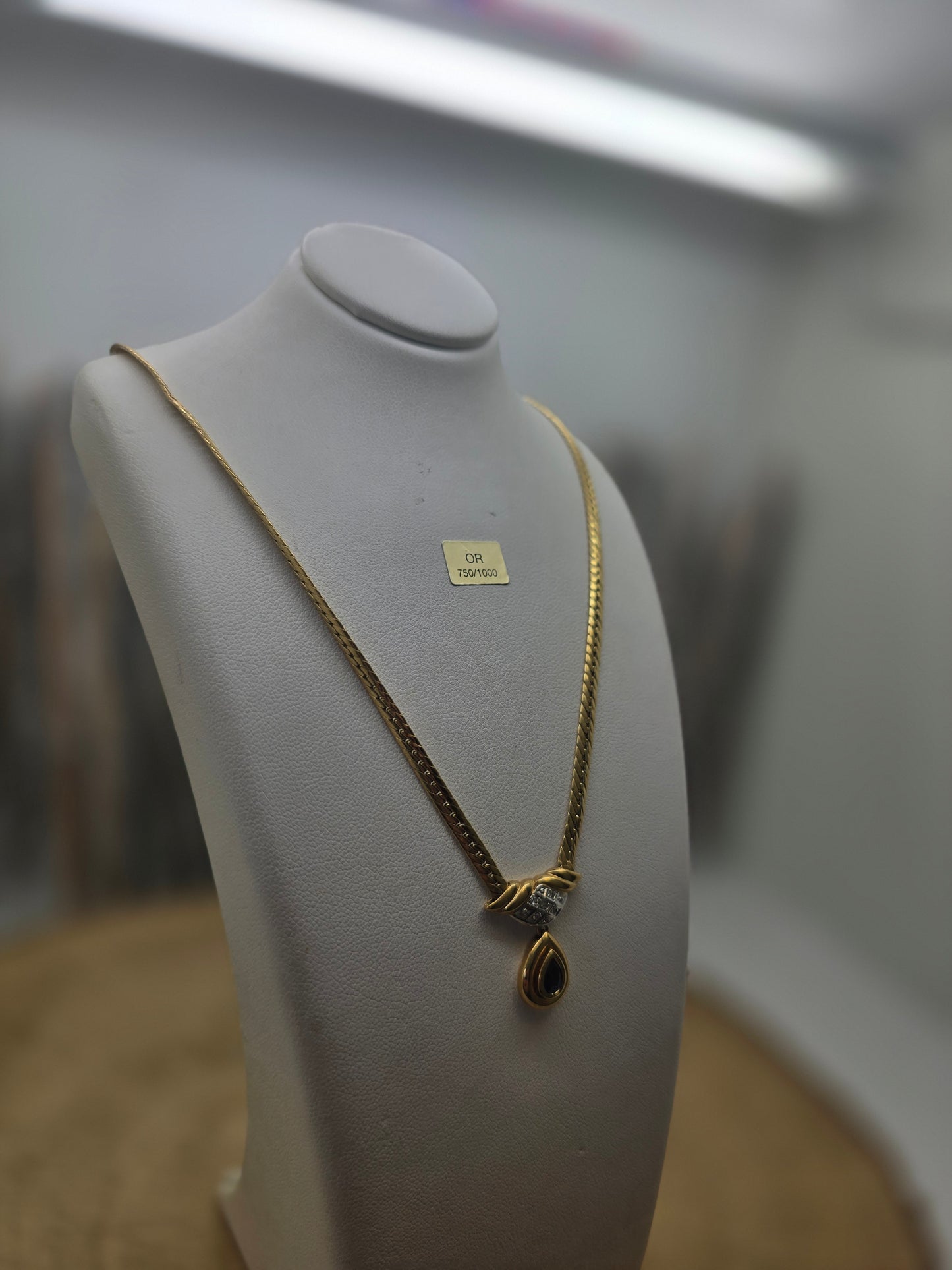 Collier Princesse en Or Jaune 18K 9.54 Grs