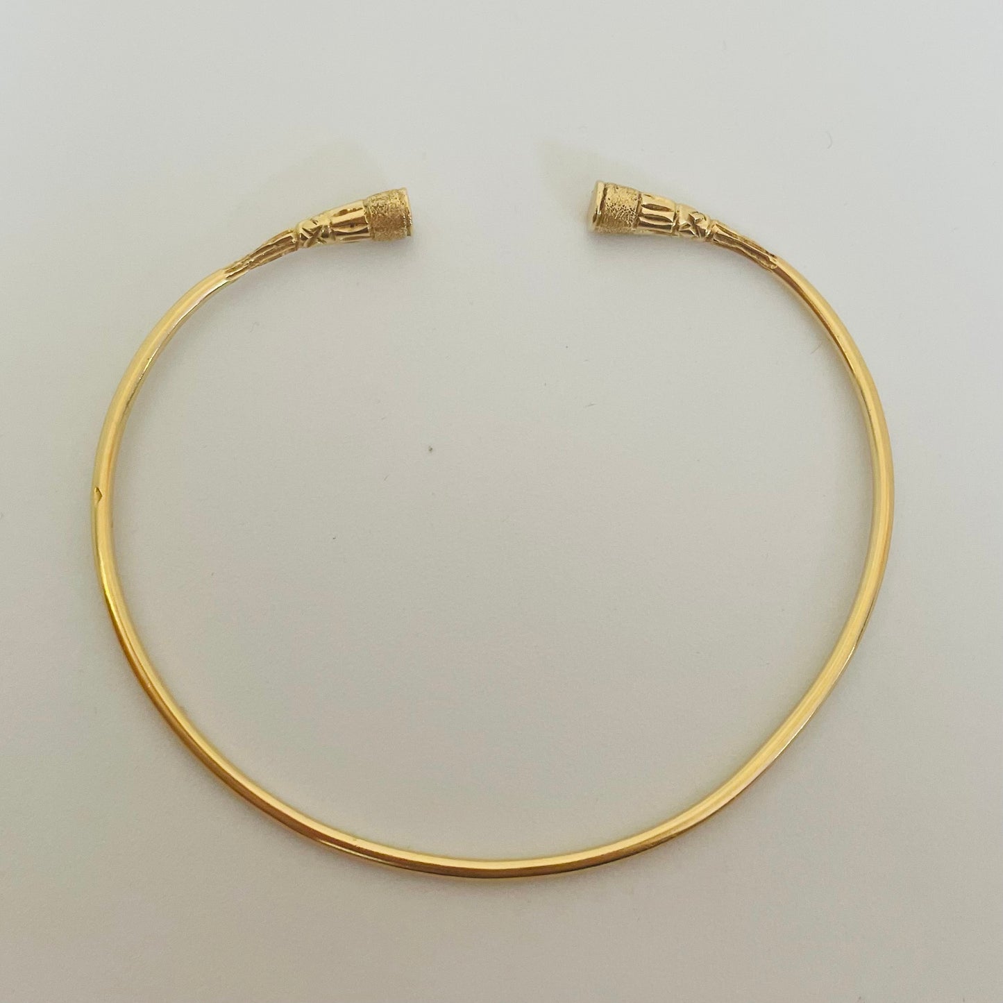 Bracelet Jonc Malgache en Or Jaune 18K