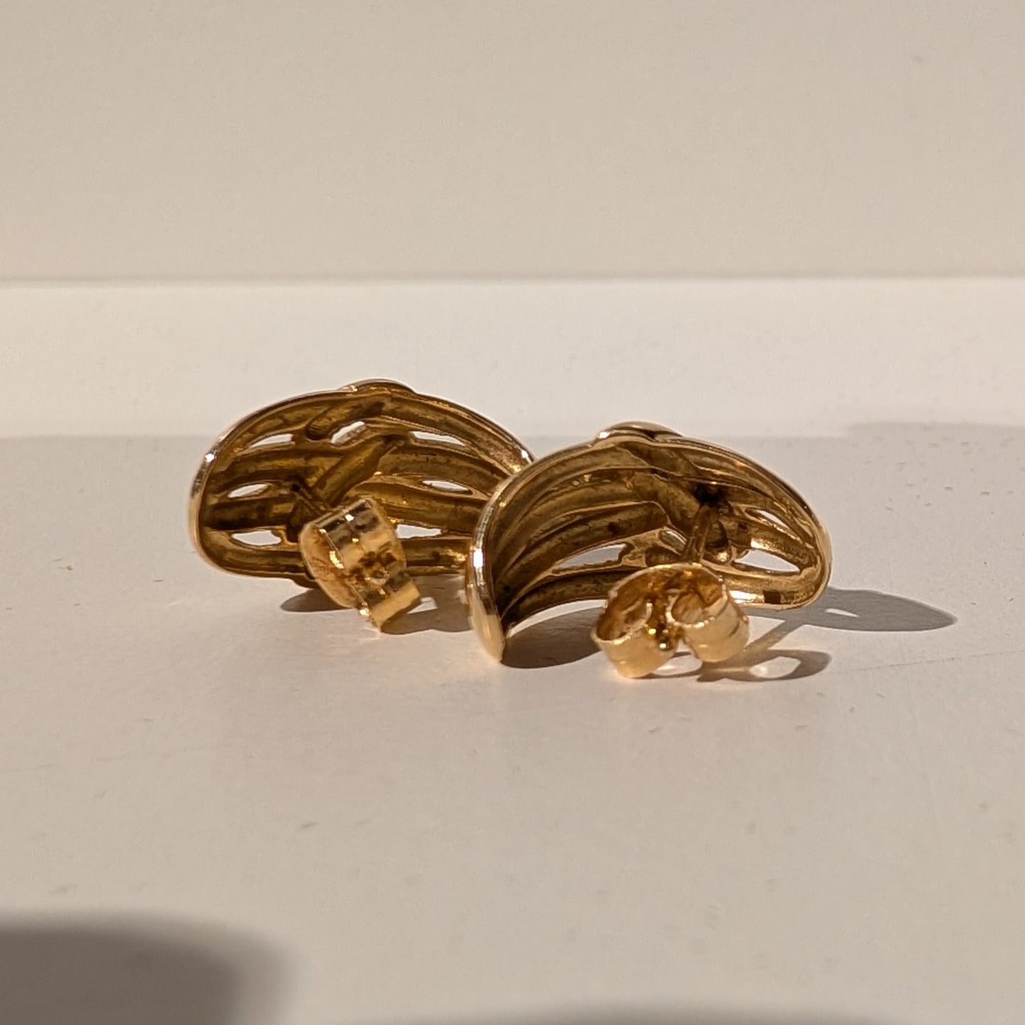 Boucles d'oreilles en Or Jaune 18K 3.71 Grs