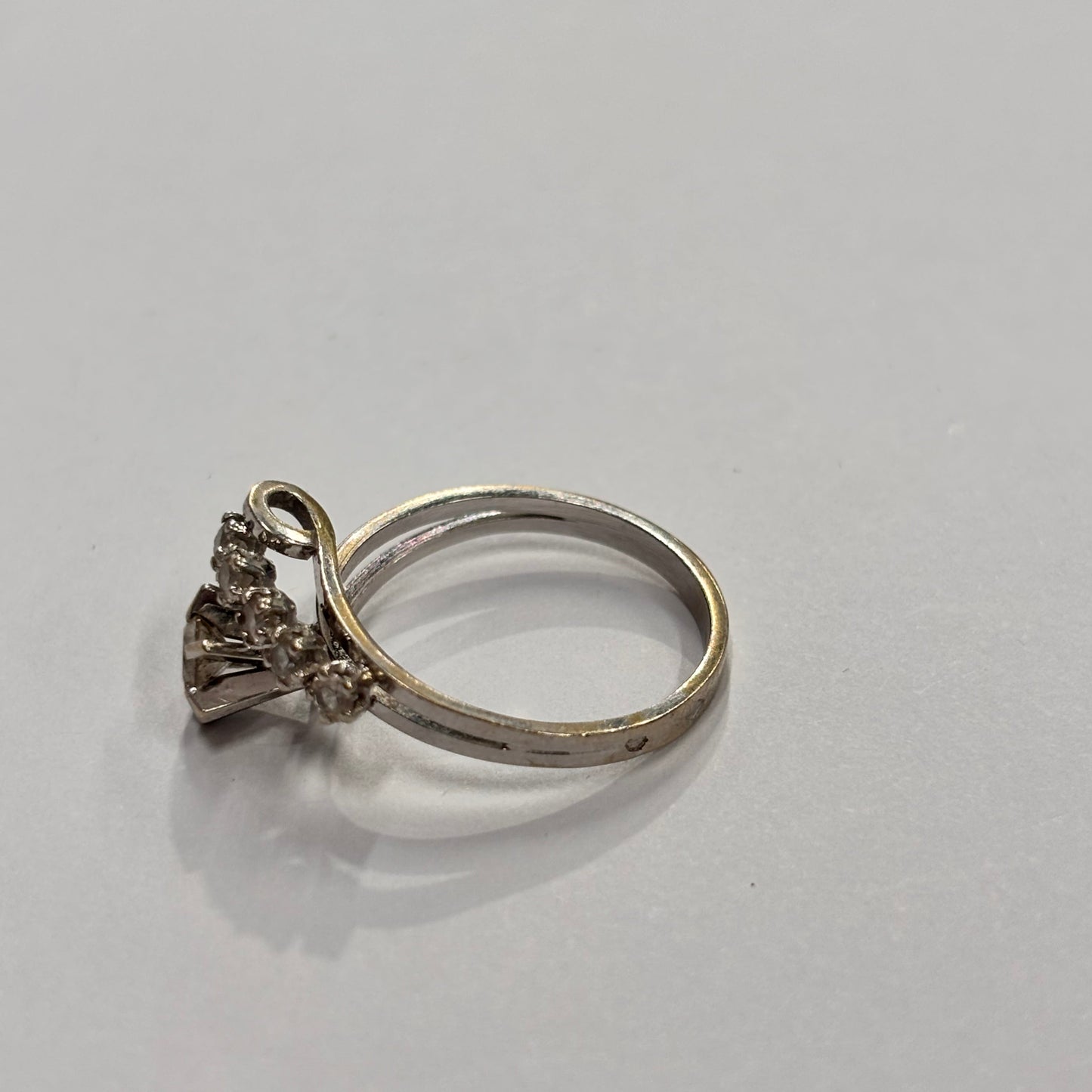 Bague en Or Blanc 18K Taille-51