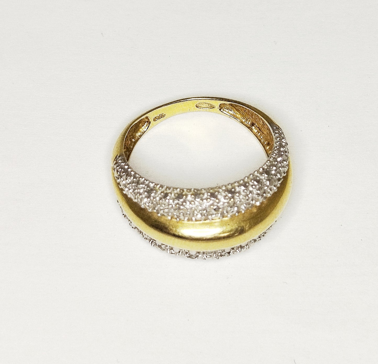 Bague Jonc en Or Jaune 18K Taille-56