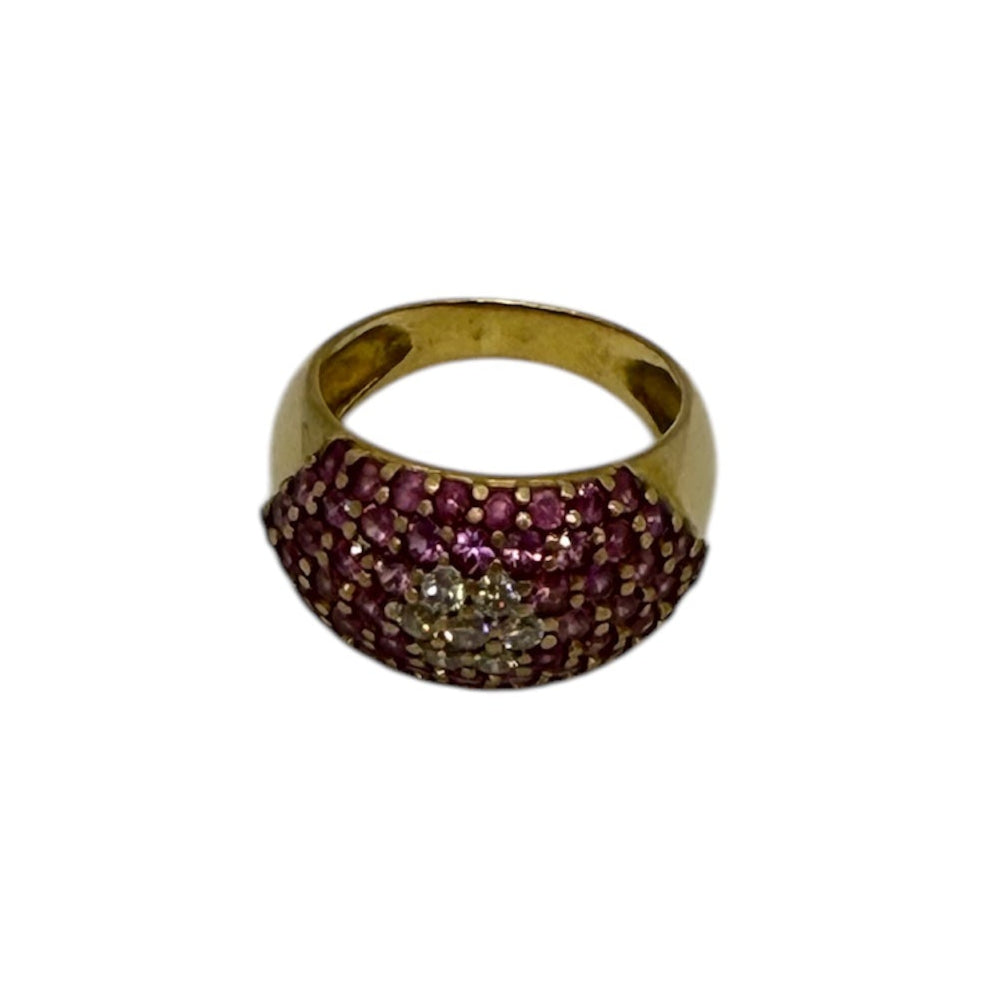 Bague en Or Jaune avec Oxyde de Zirconium