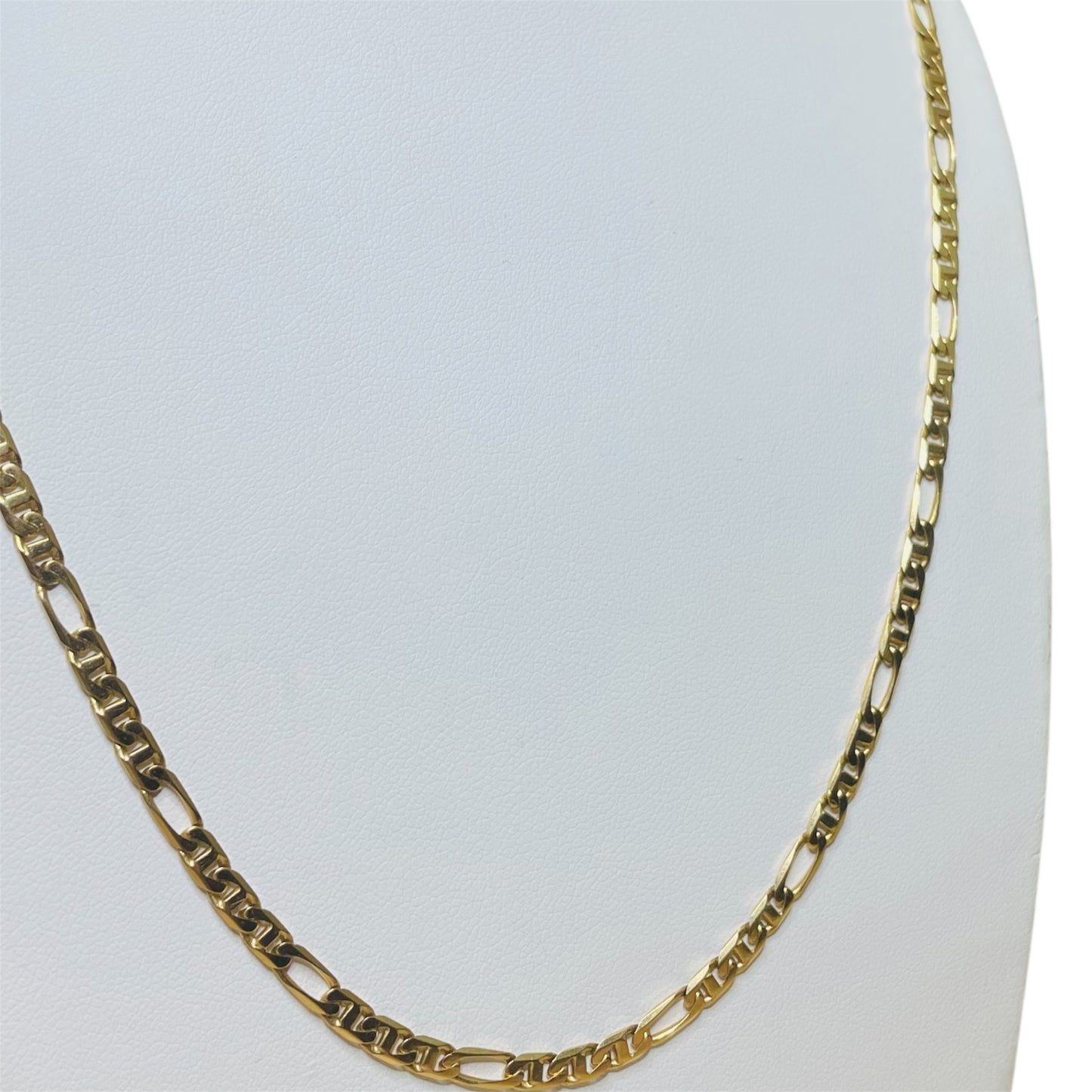 Collier Figaro en Or Jaune 18K 16.66 Grs