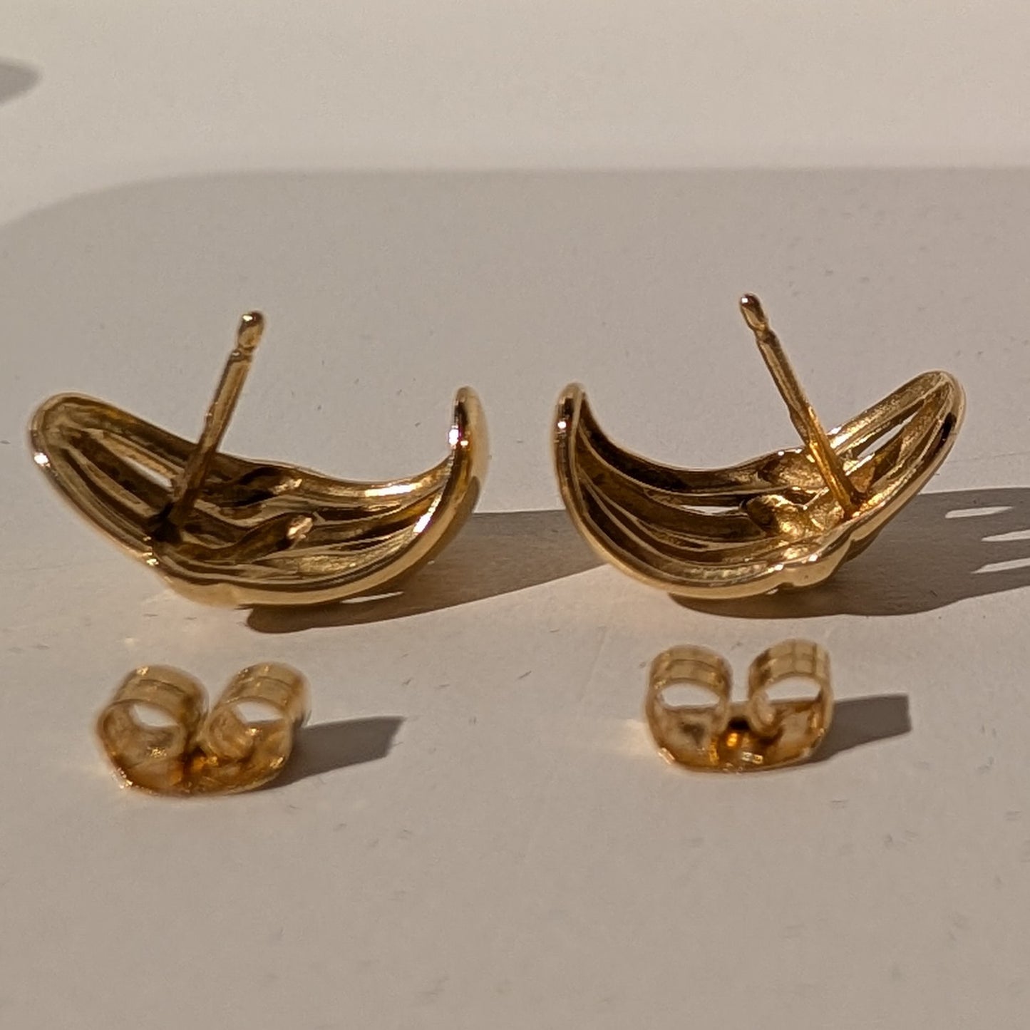 Boucles d'oreilles en Or Jaune 18K 3.71 Grs