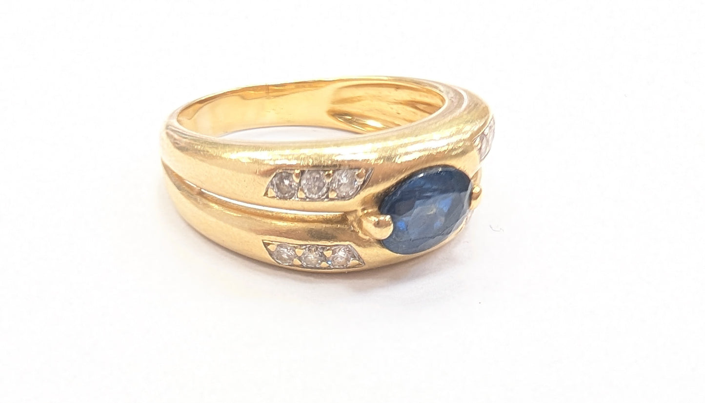 Jonc en or jaune 18K Taille-59