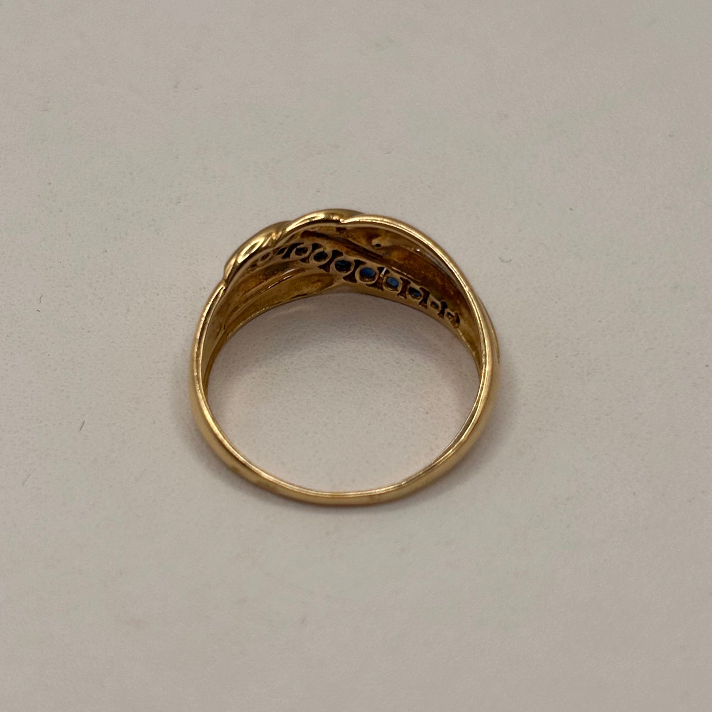 Bague en or jaune 18K Taille-55