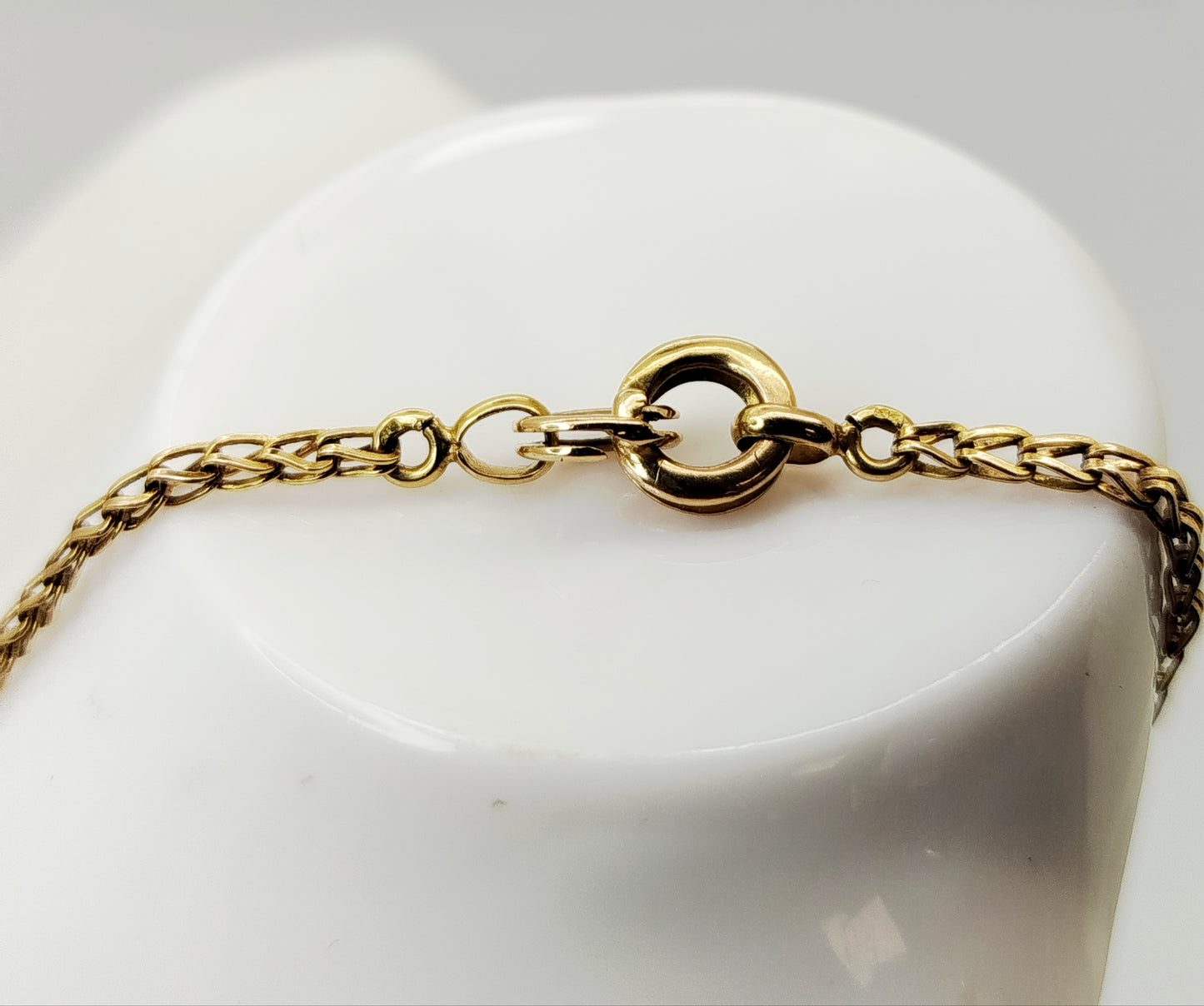 Collier Matinée Fantaisie en Or Jaune 18K 9.51 Grs