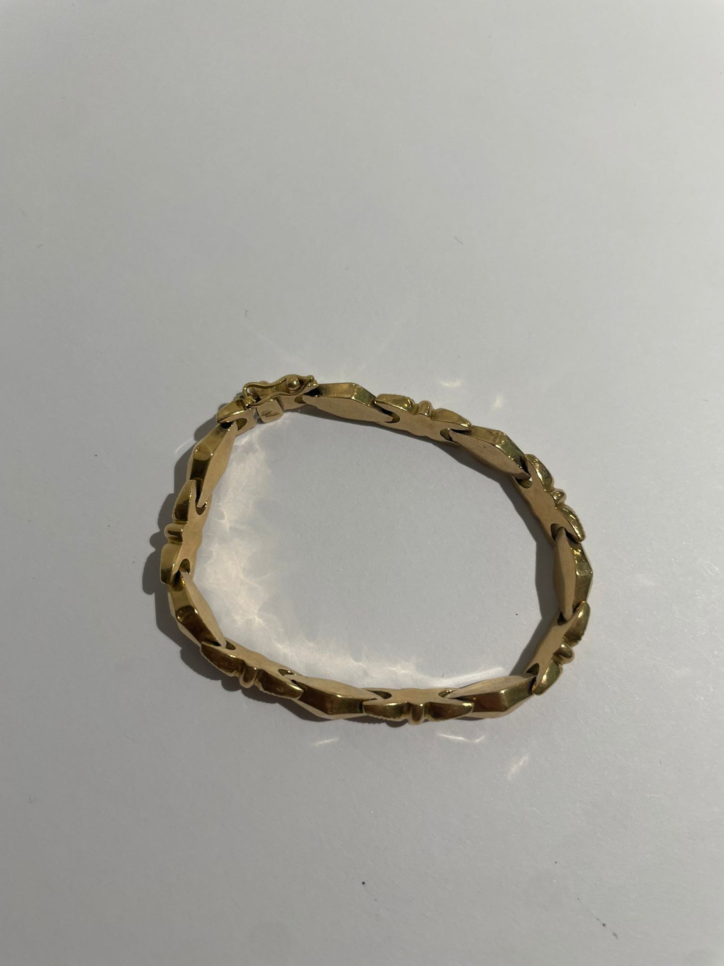Bracelet Gourmette en Or Jaune 18K 9.2 Grs