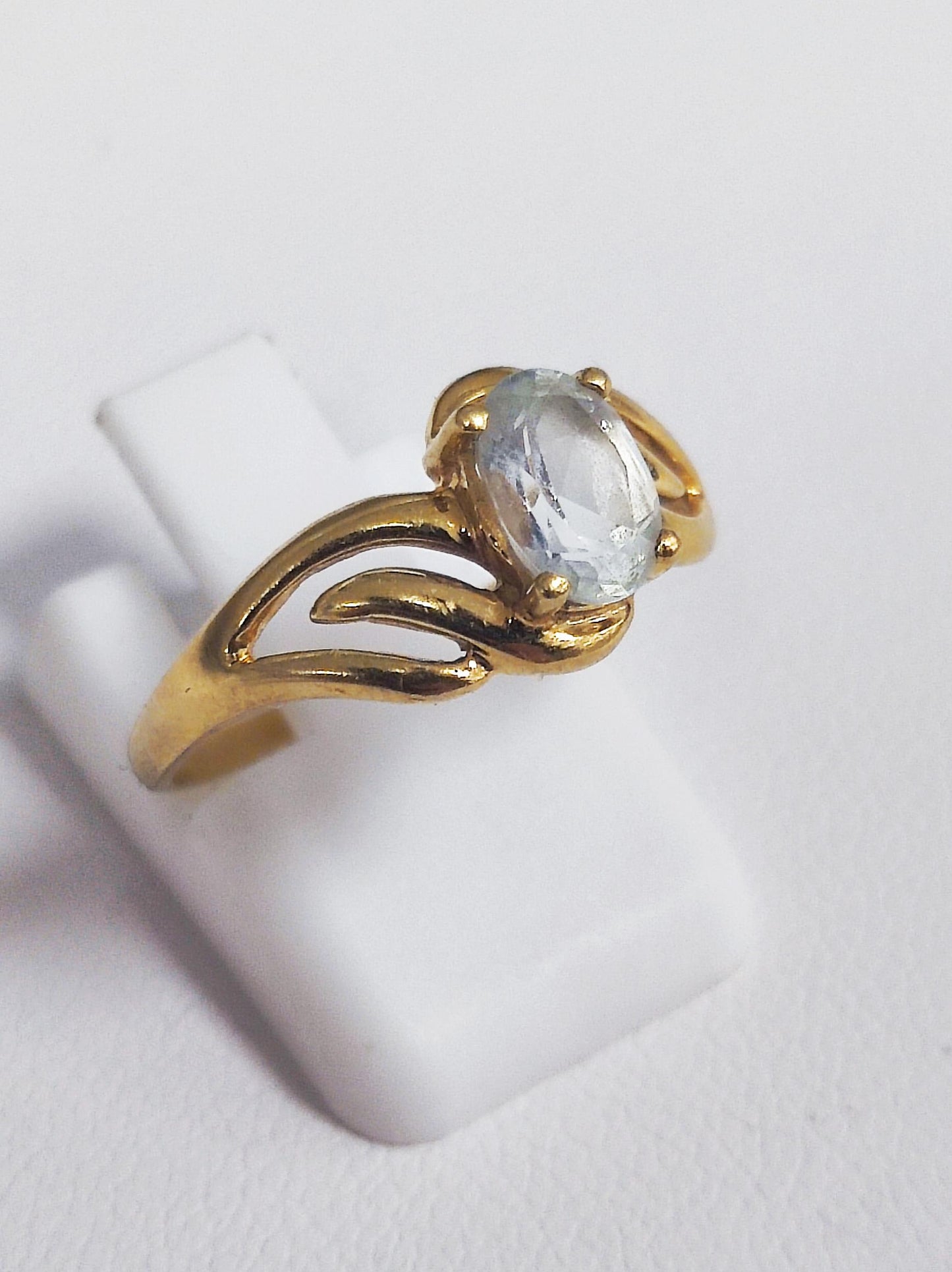 Bague en Or jaune 18K Oxyde de zirconium