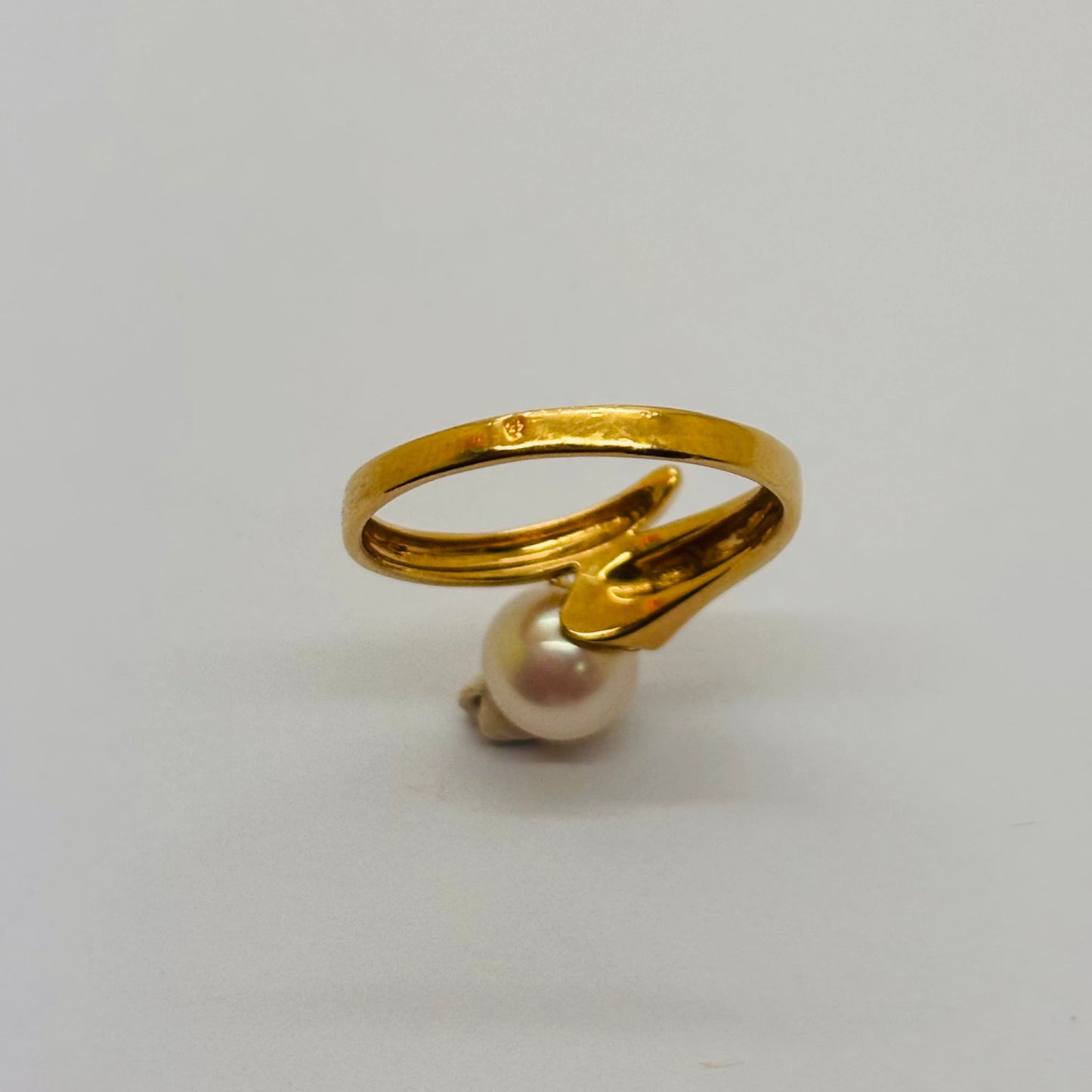 Bague en or jaune 18K Taille-51