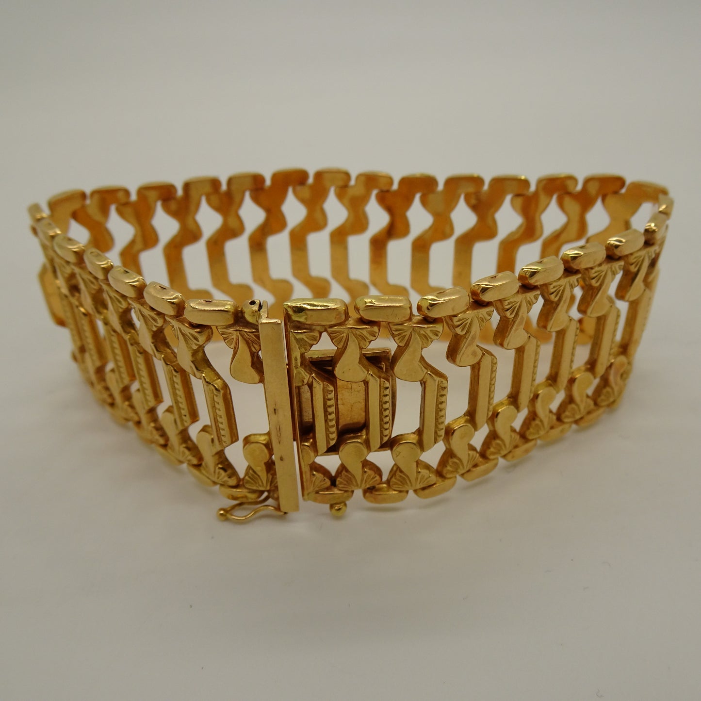 Bracelet Manchette Or Jaune 18K Lg20
