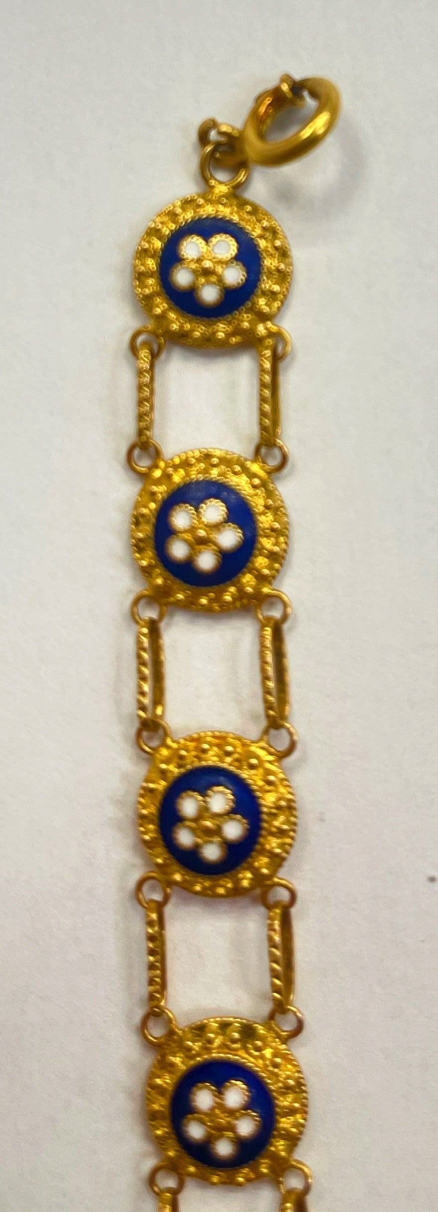 Bracelet Fantaisie en Or Jaune 20K 12.72 Grs
