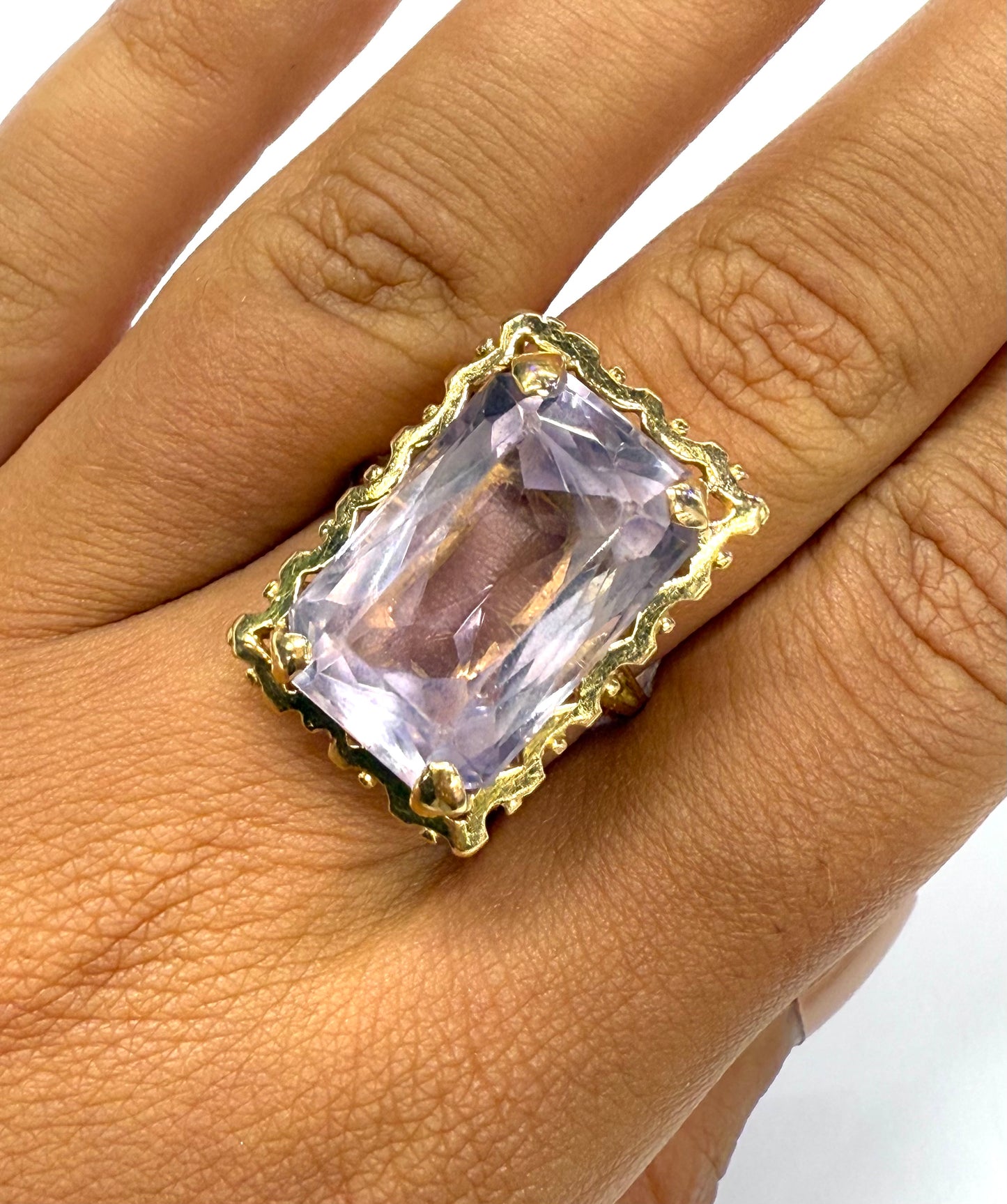 Bague en Or Jaune 18k Taille-60