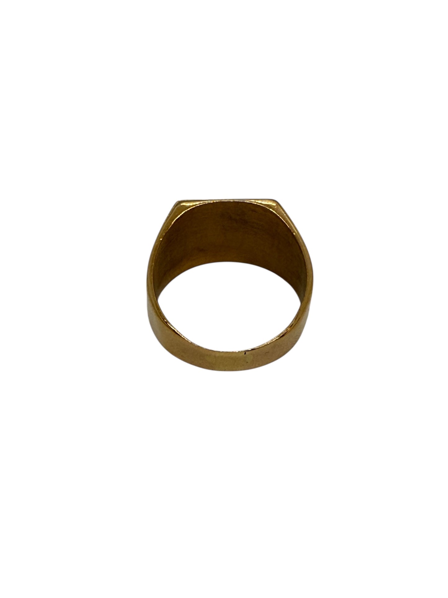Chevalière en Or Jaune 18K - T 65